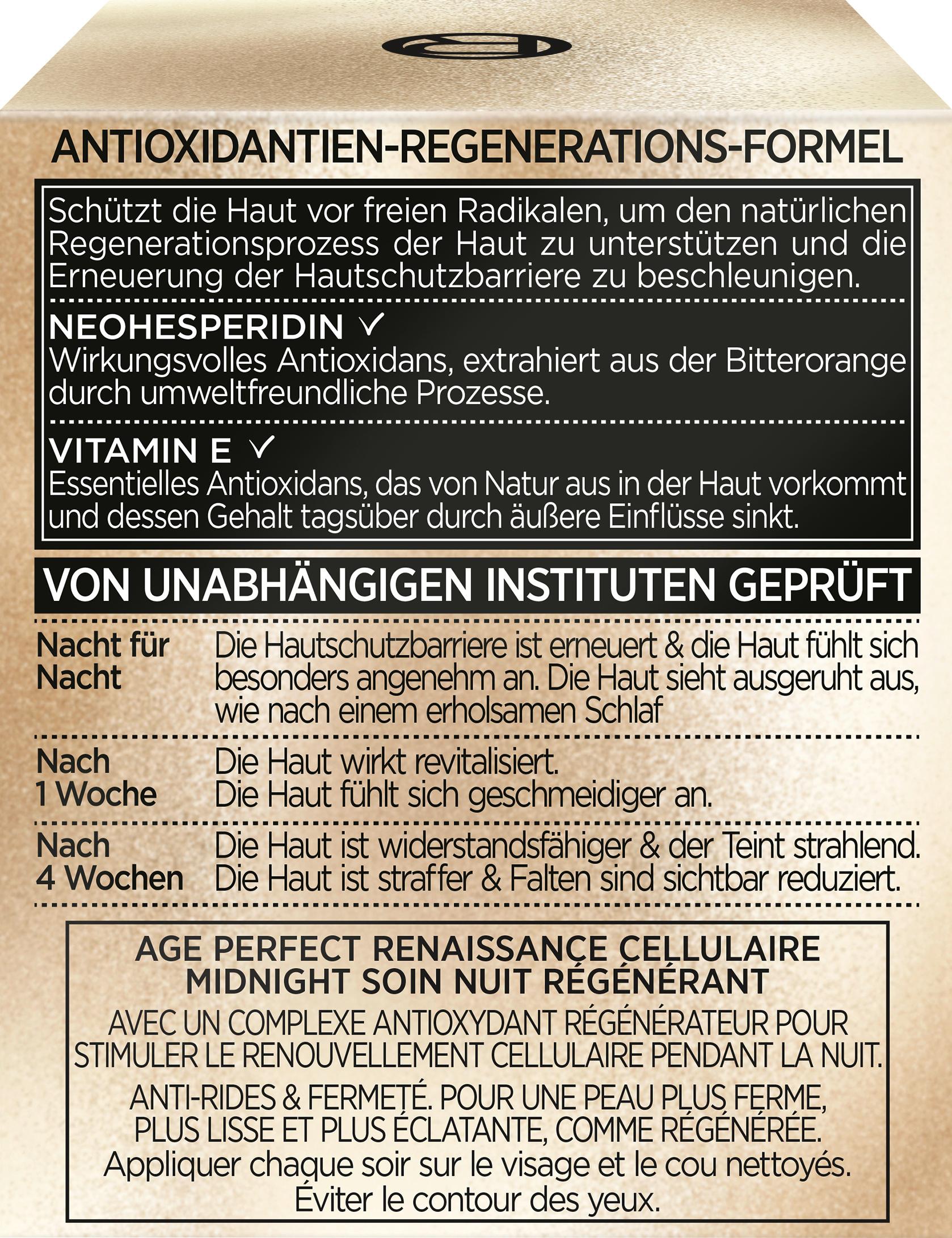 Produktbild L'Oréal Paris Age Perfect Zell Renaissance Midnight Nachtcreme Gesicht 2 von 22