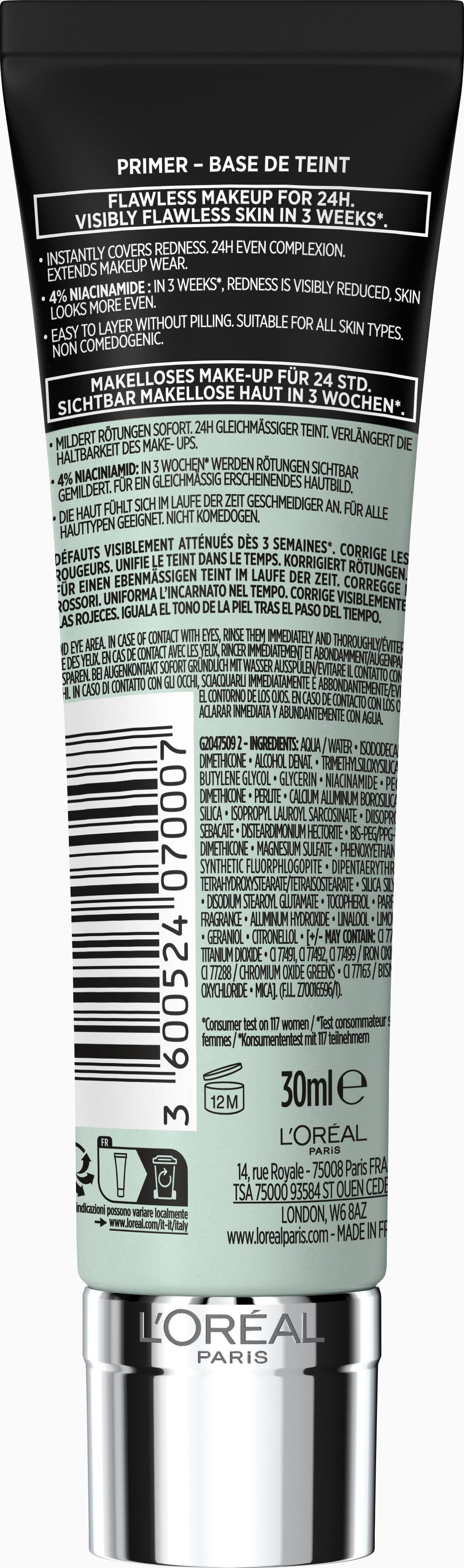 Produktbild L'ORÉAL PARIS Prime Lab 24h Redness Eraser Primer 2 von 8