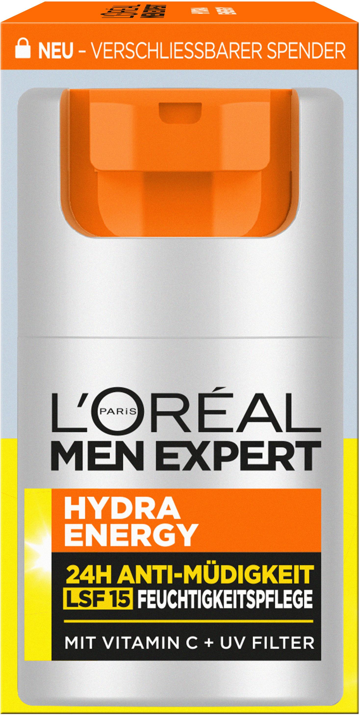 Produktbild L'Oréal Men Expert Hydra Energy Tagespflege Gesicht 24h mit LSF15 13 von 14
