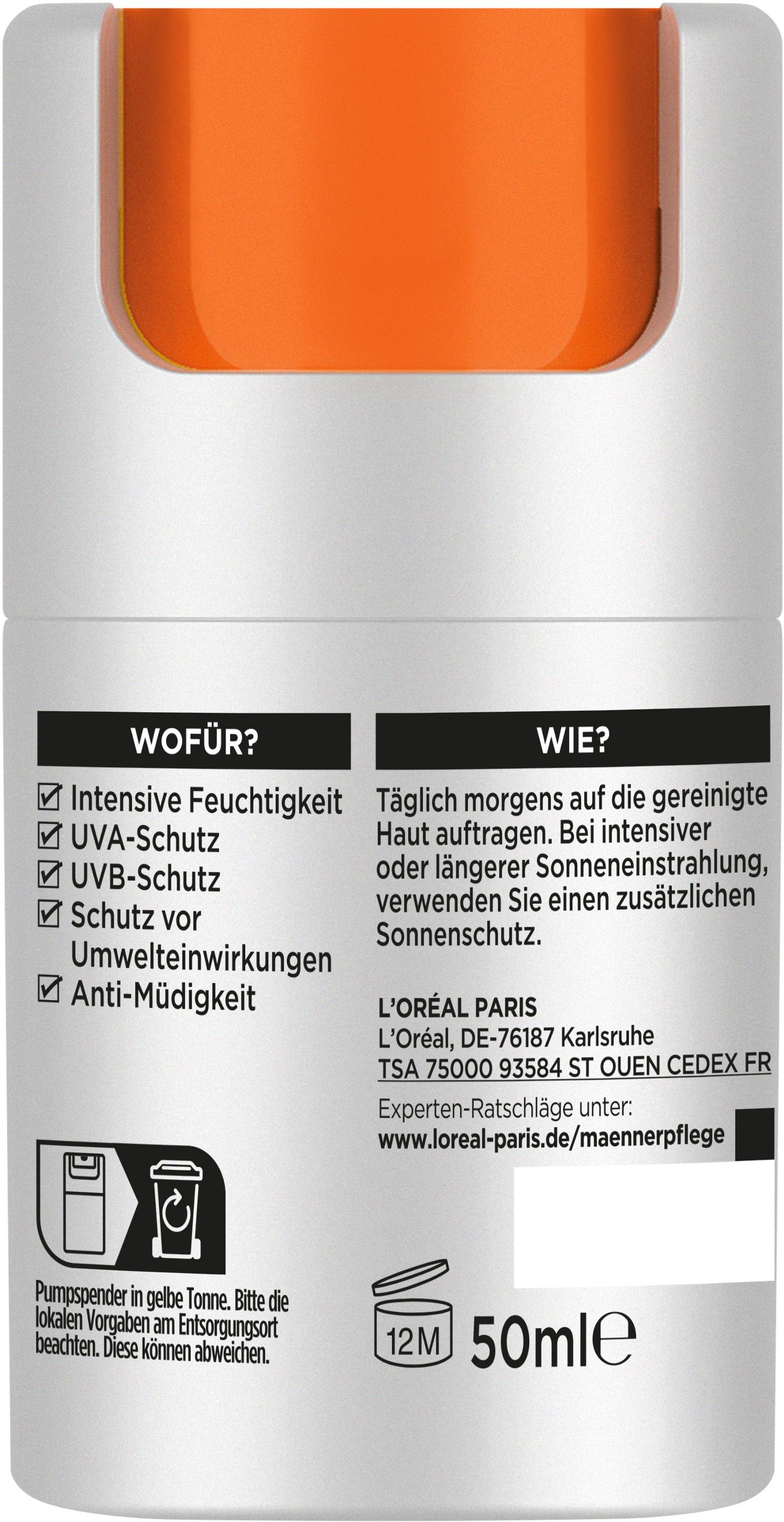 Produktbild L'Oréal Men Expert Hydra Energy Tagespflege Gesicht 24h mit LSF15 4 von 14