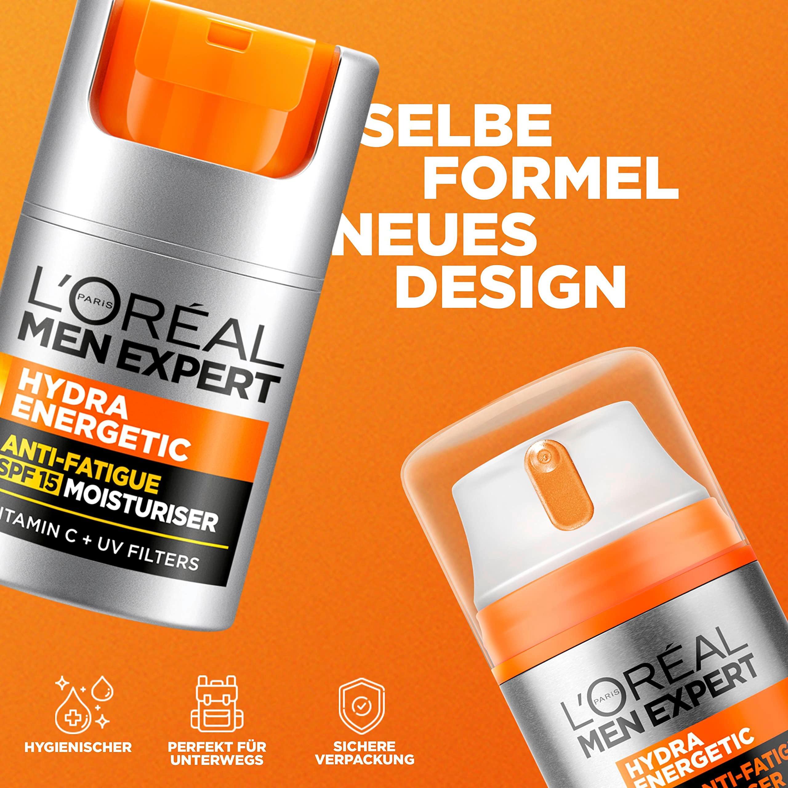 Produktbild L'Oréal Men Expert Hydra Energy Tagespflege Gesicht 24h mit LSF15 5 von 14
