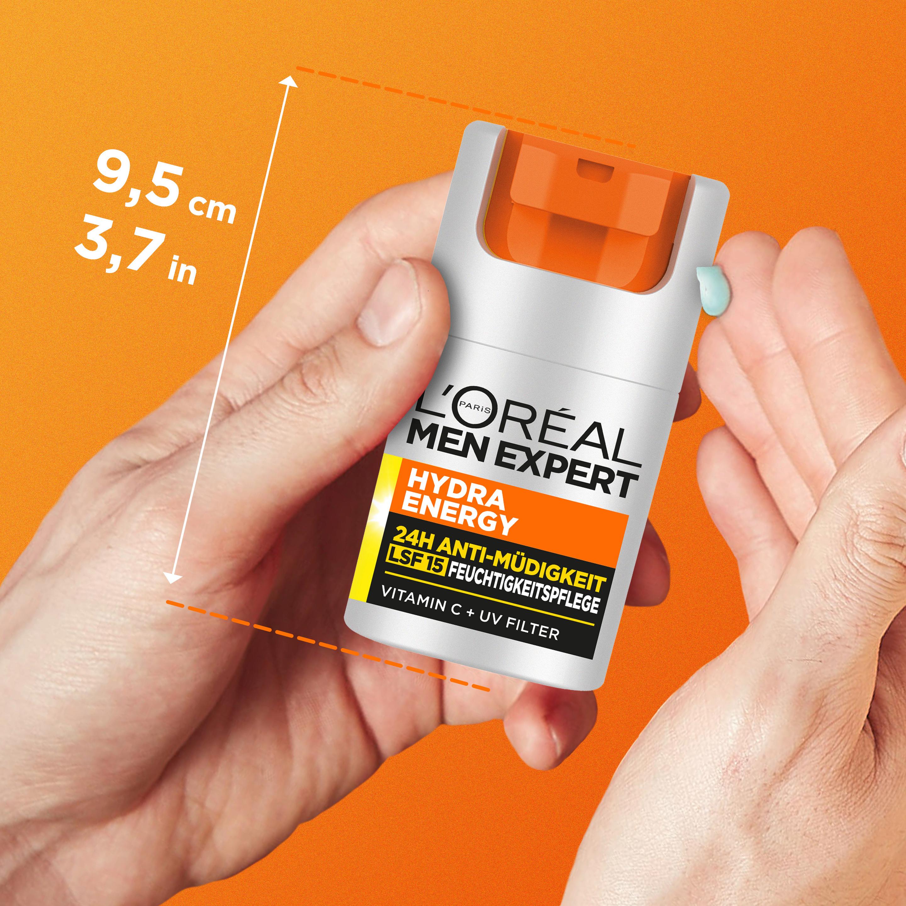 Produktbild L'Oréal Men Expert Hydra Energy Tagespflege Gesicht 24h mit LSF15 9 von 14