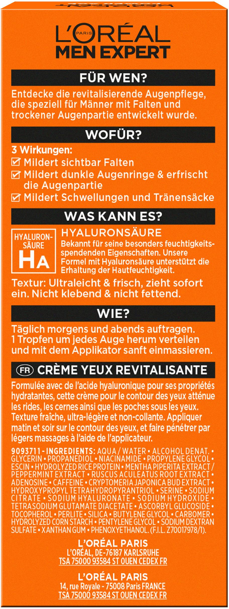 Produktbild L'Oréal Men Expert Power Age Augencreme 2 von 10