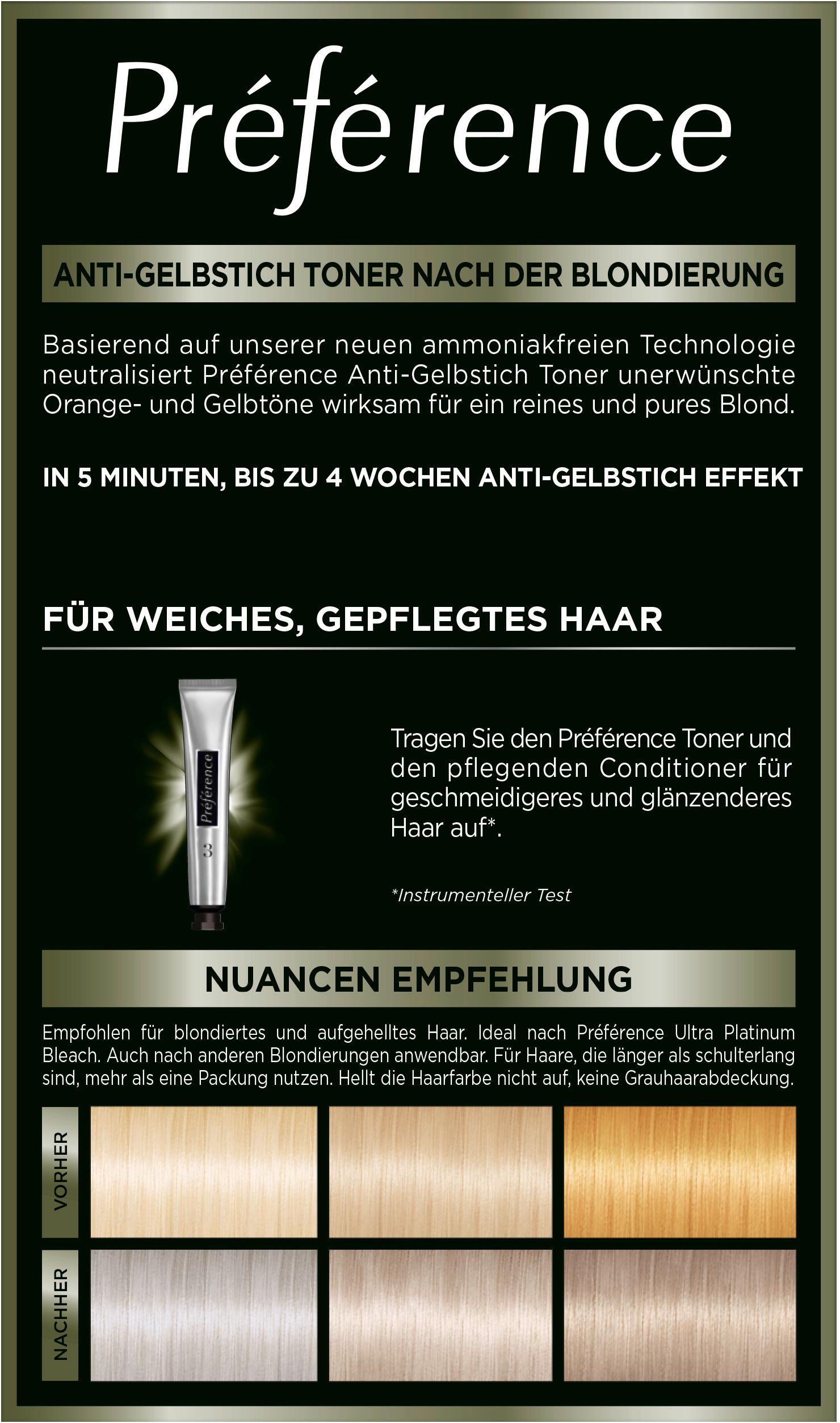 Produktbild L'Oréal Paris Préférence Le Blonding Toner 3 von 13