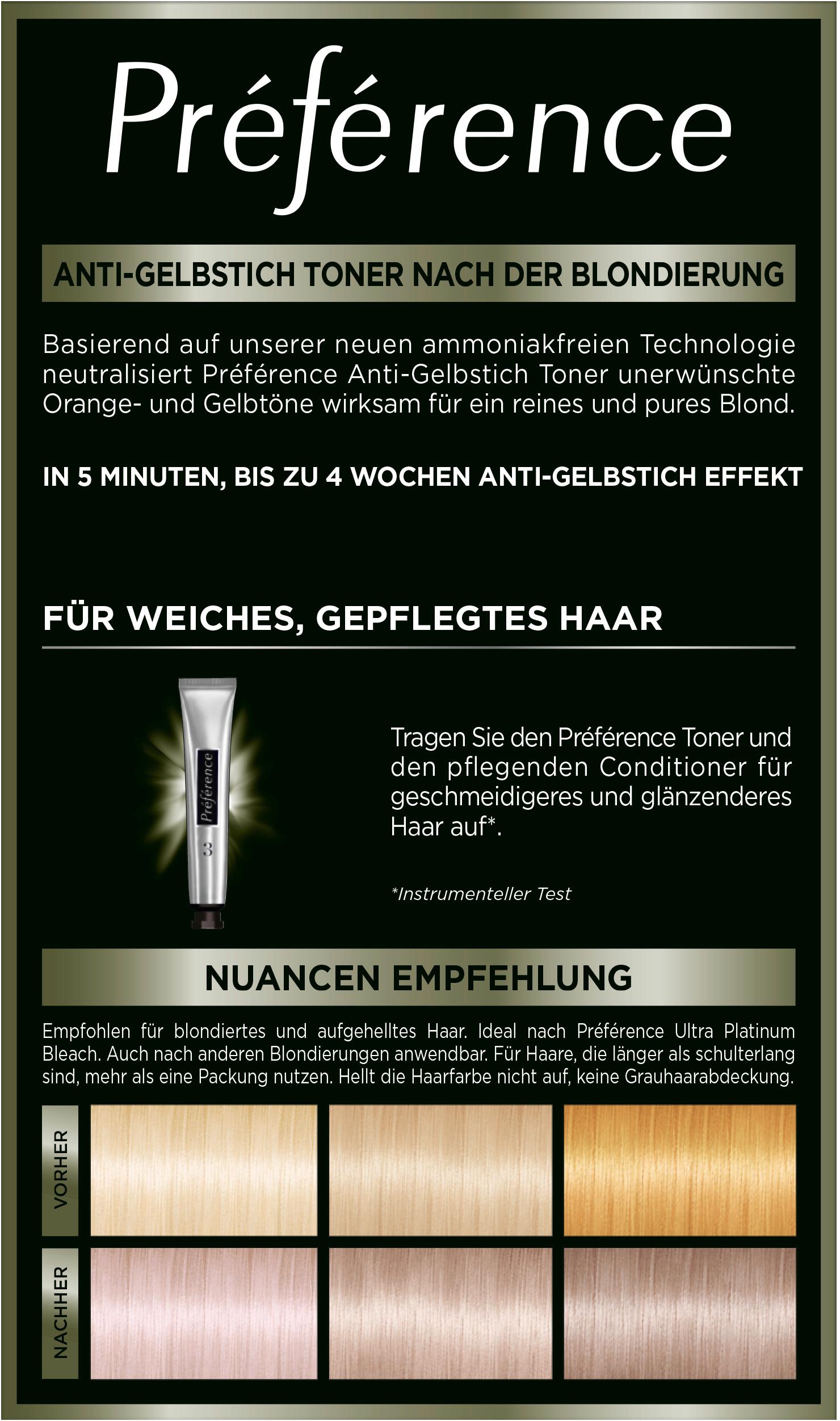 Produktbild L'Oréal Paris Préférence Le Blonding Toner 3 von 13