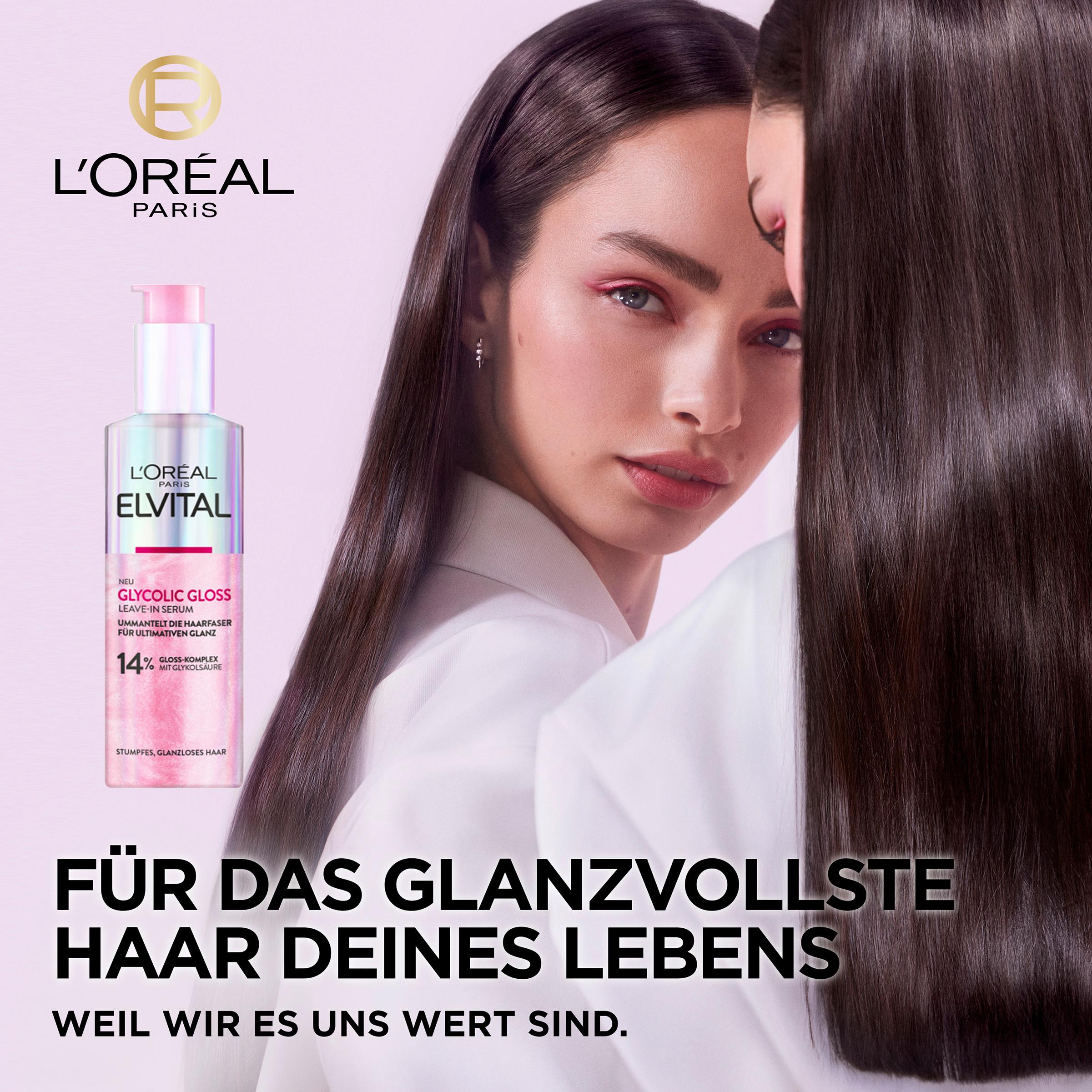 Produktbild L'Oréal Paris Elvital Glycolic Gloss Leave-In Serum - Versiegelt das Haar für ultimativen Glanz 3 von 7