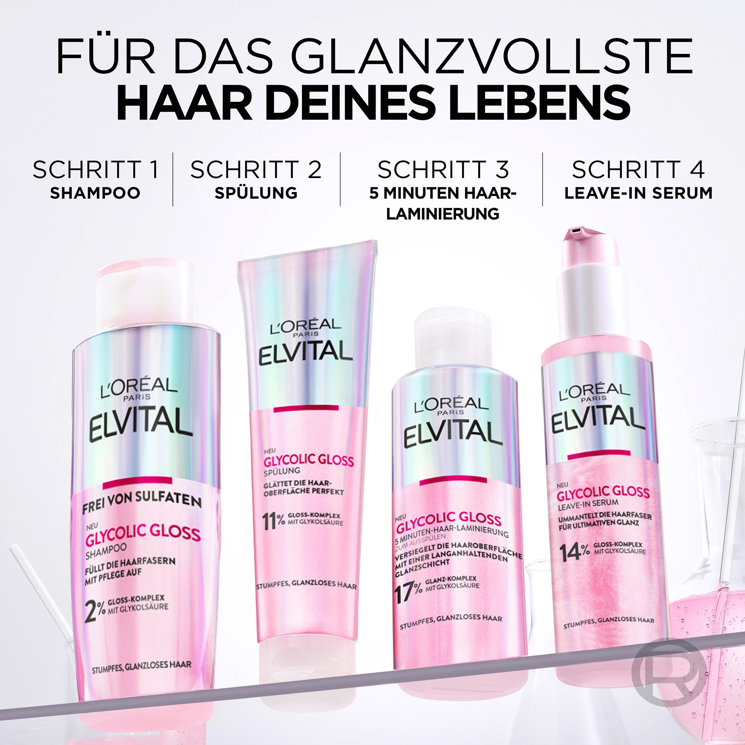 Produktbild L'Oréal Paris Elvital Glycolic Gloss Leave-In Serum - Versiegelt das Haar für ultimativen Glanz 7 von 7