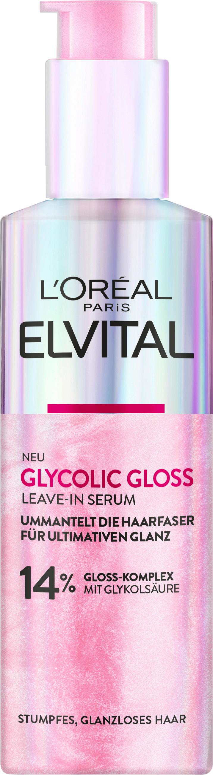 L'Oréal Paris Elvital Glycolic Gloss Leave-In Serum - Versiegelt das Haar für ultimativen Glanz