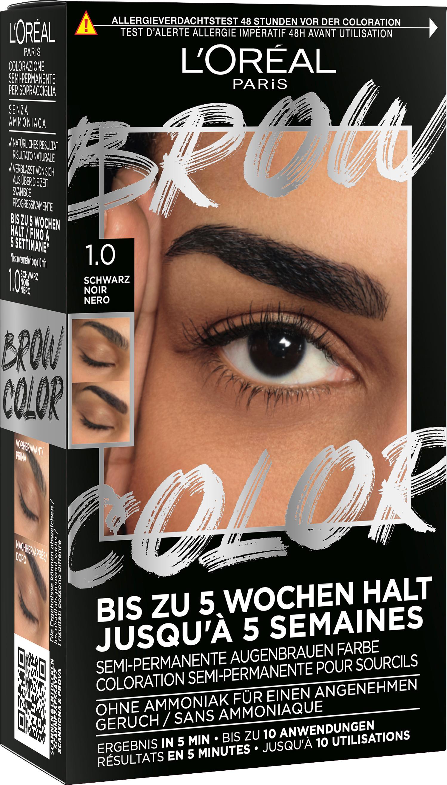 L'ORÉAL PARIS Brow Color Augenbrauenfarbe 1.0 Schwarz