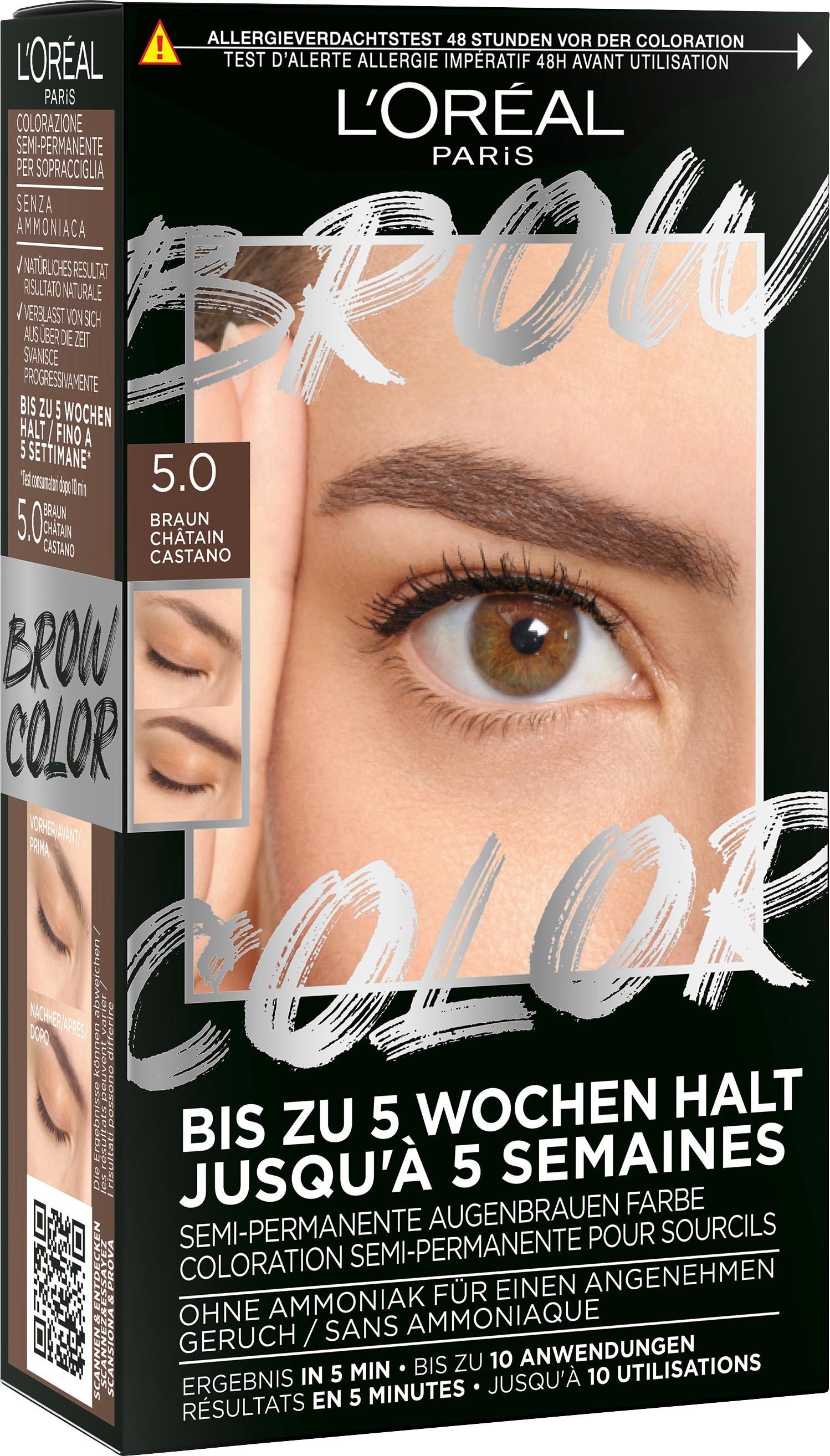L'ORÉAL PARIS Brow Color Augenbrauenfarbe 5.0 Braun