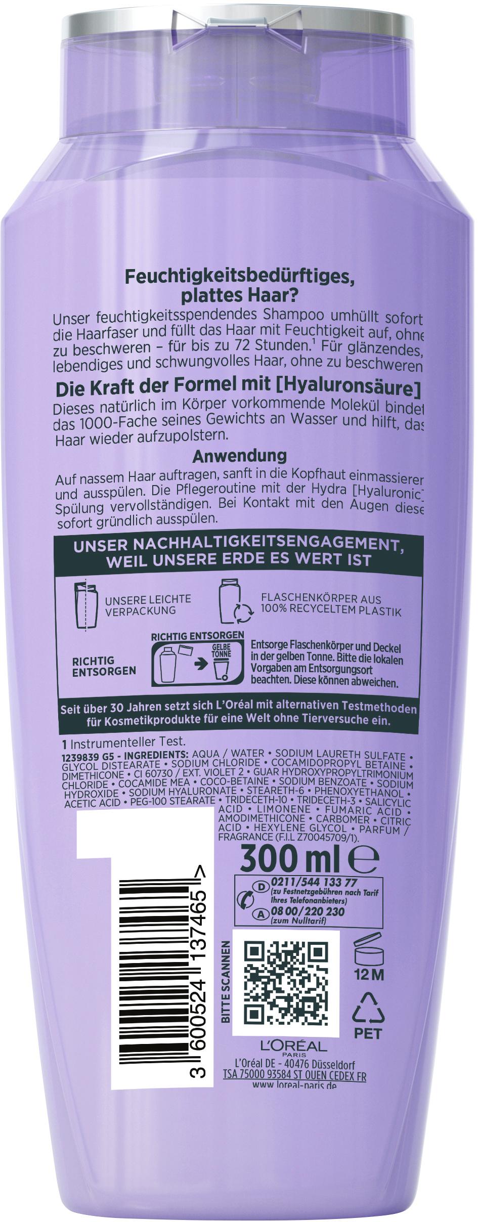 Produktbild Elvital Shampoo Hyaluron Hyaluronic 2 von 2