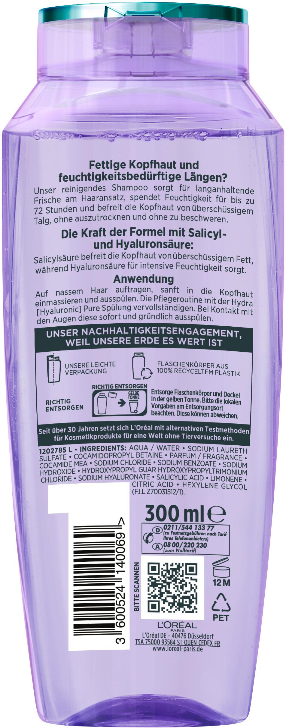 Produktbild Elvital Shampoo Hydra Hyaluronic Pure 2 von 6