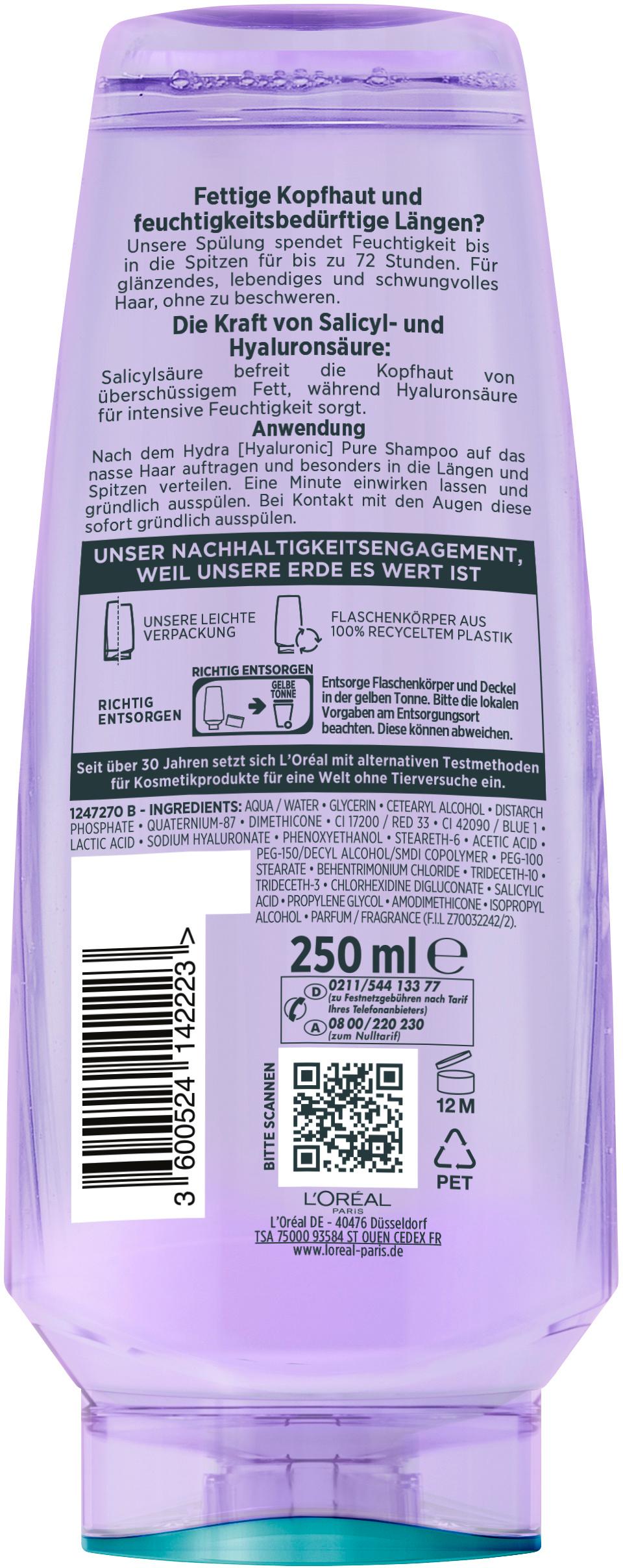 Produktbild Elvital Spülung Hydra Hyaluronic Pure 2 von 6