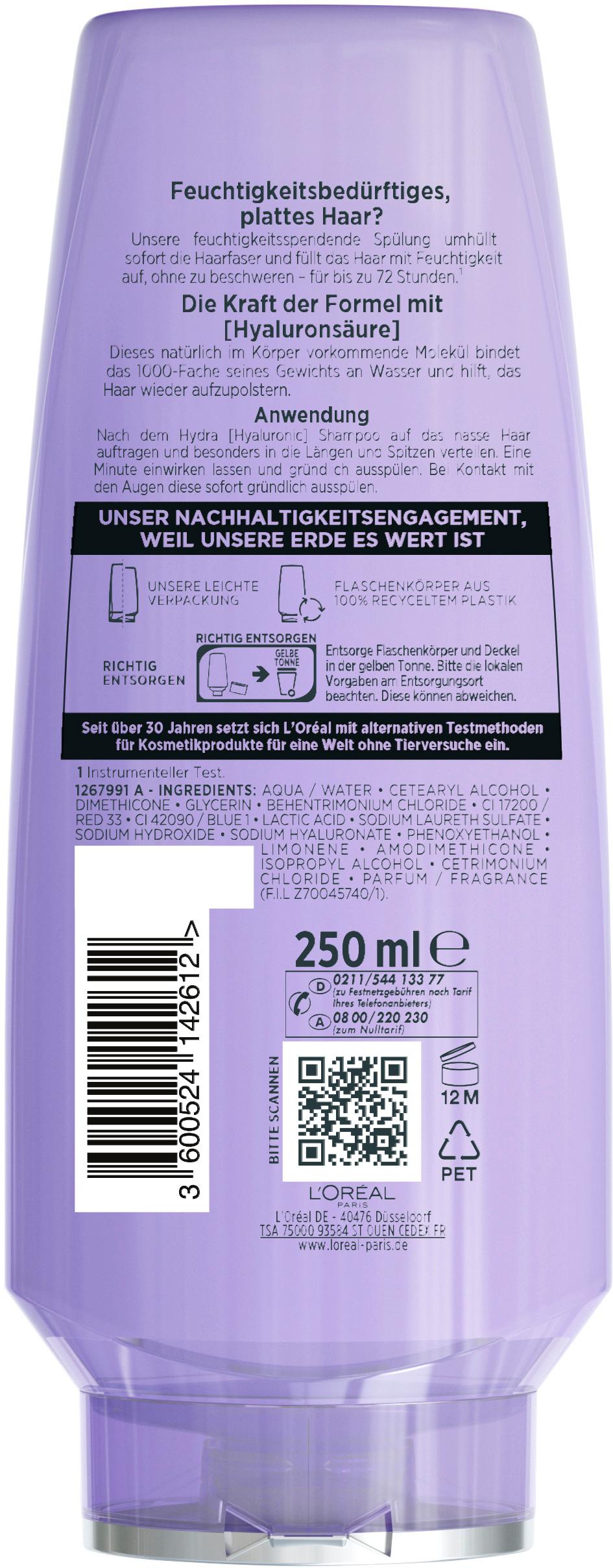 Produktbild Elvital Spülung Hydra Hyaluronic 2 von 2