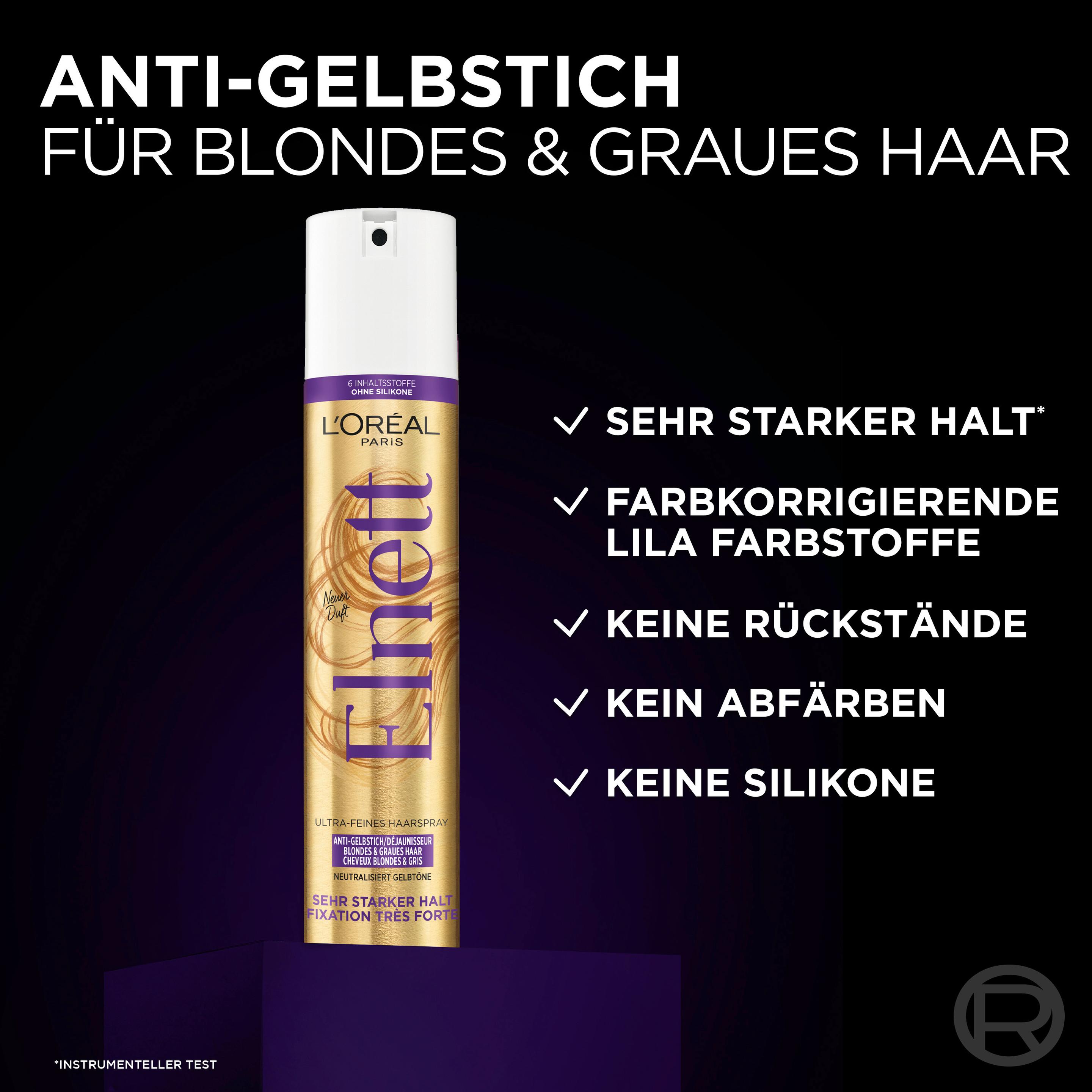 Produktbild Elnett Haarspray Anti-Gelbstich Sehr starker Halt 5 von 6