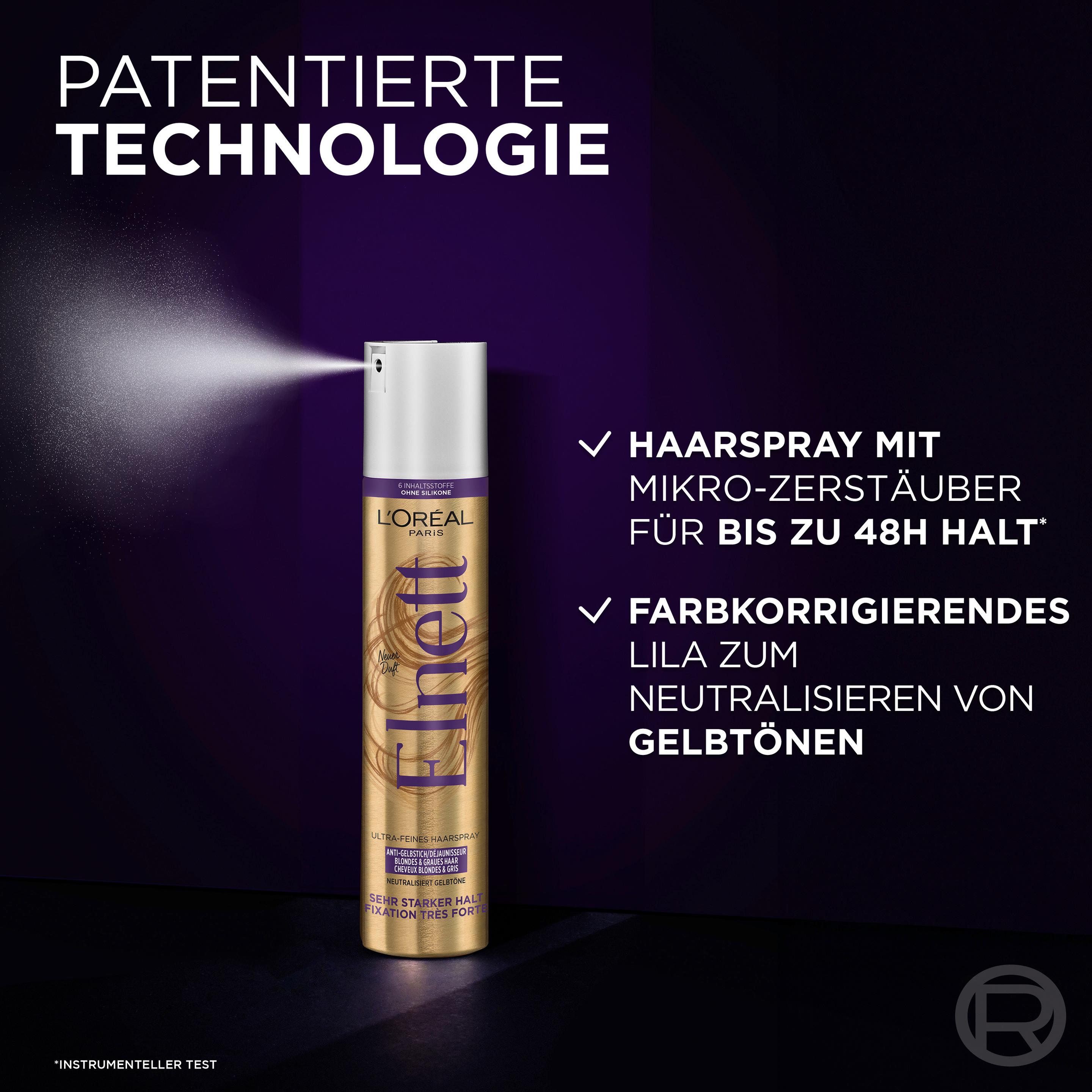 Produktbild Elnett Haarspray Anti-Gelbstich Sehr starker Halt 3 von 6