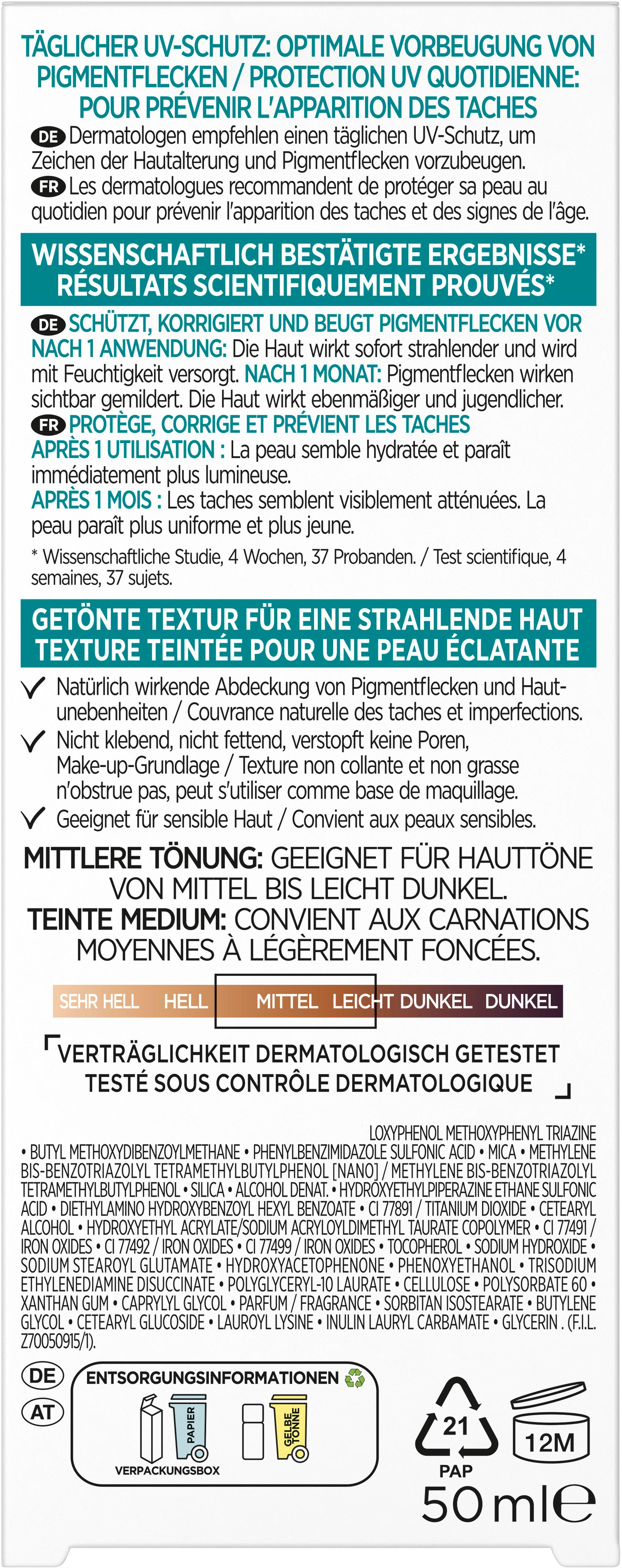 Produktbild L'Oréal Paris Bright Reveal tägliches Glow-Fluid getönt LSF50 3 von 4