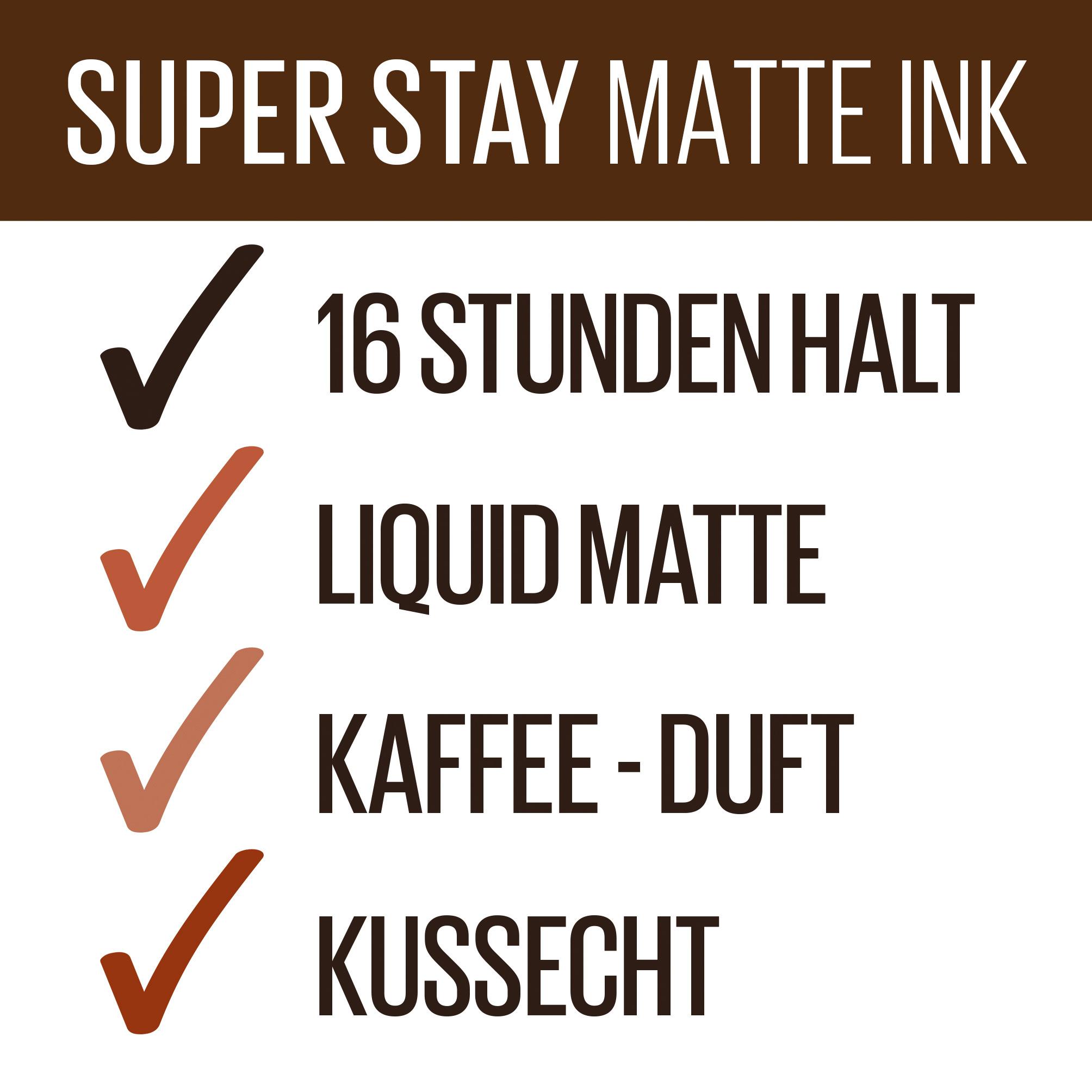 Produktbild MAYBELLINE NEW YORK Lippenstift SuperStay Matte Ink Coffee 2 von 6