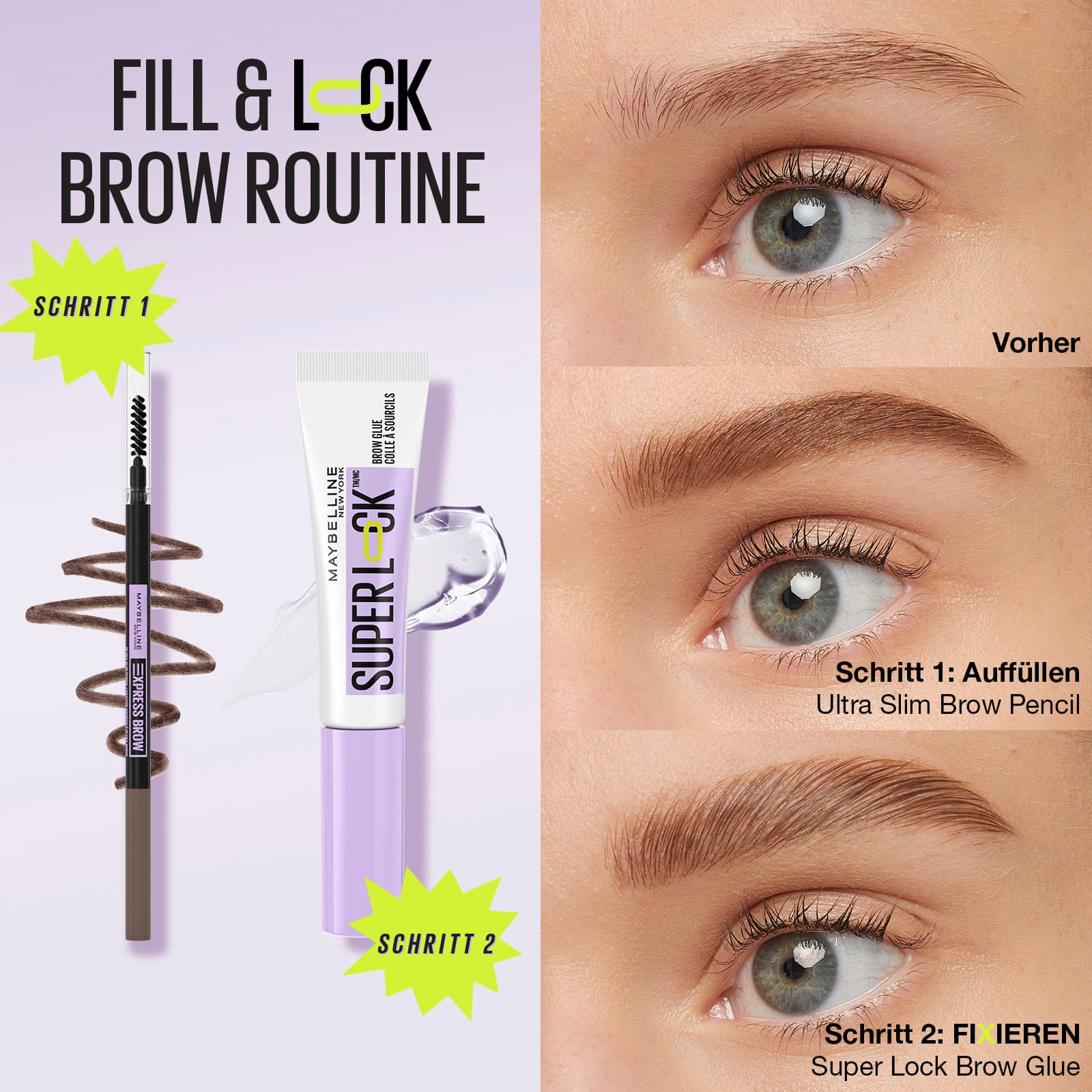 Produktbild MAYBELLINE NEW YORK Super Lock Brow Glue Augenbrauengel 14 von 17