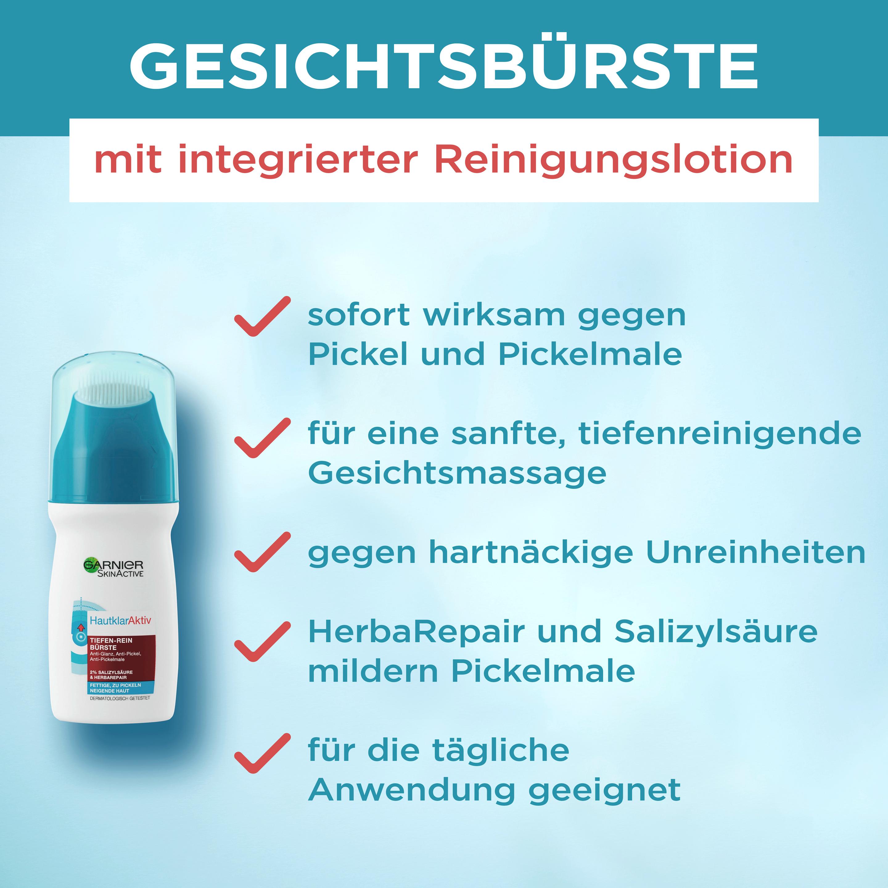 Produktbild Garnier Skin Active Hautklar Aktiv Tiefen-Rein Bürste 4 von 7