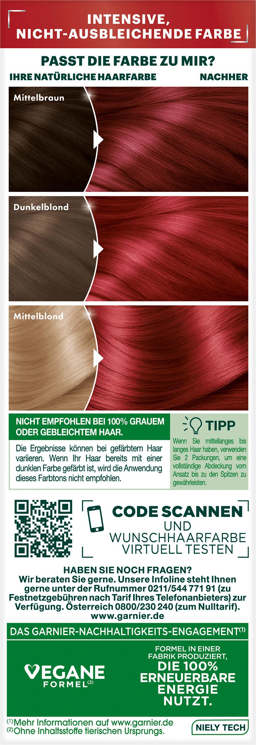 Produktbild Garnier Nutrisse Ultra Color Intensive dauerhafte Haarfarbe 3 von 6