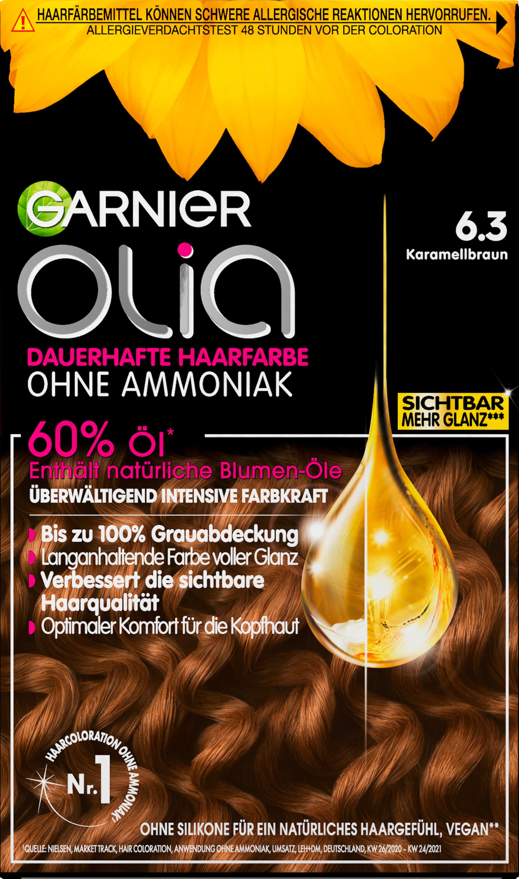 Garnier Olia Dauerhafte Haarfarbe Öl-Coloration