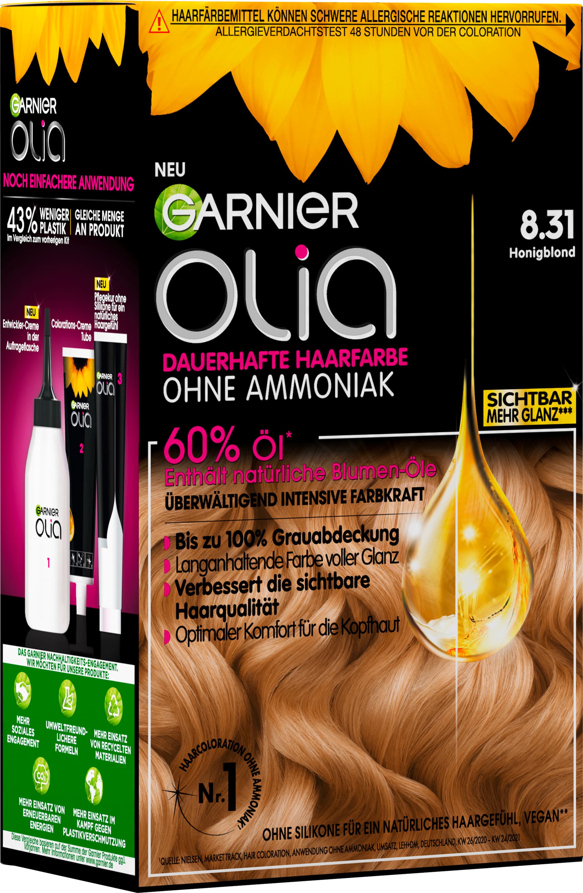 Garnier Olia Dauerhafte Haarfarbe Öl-Coloration