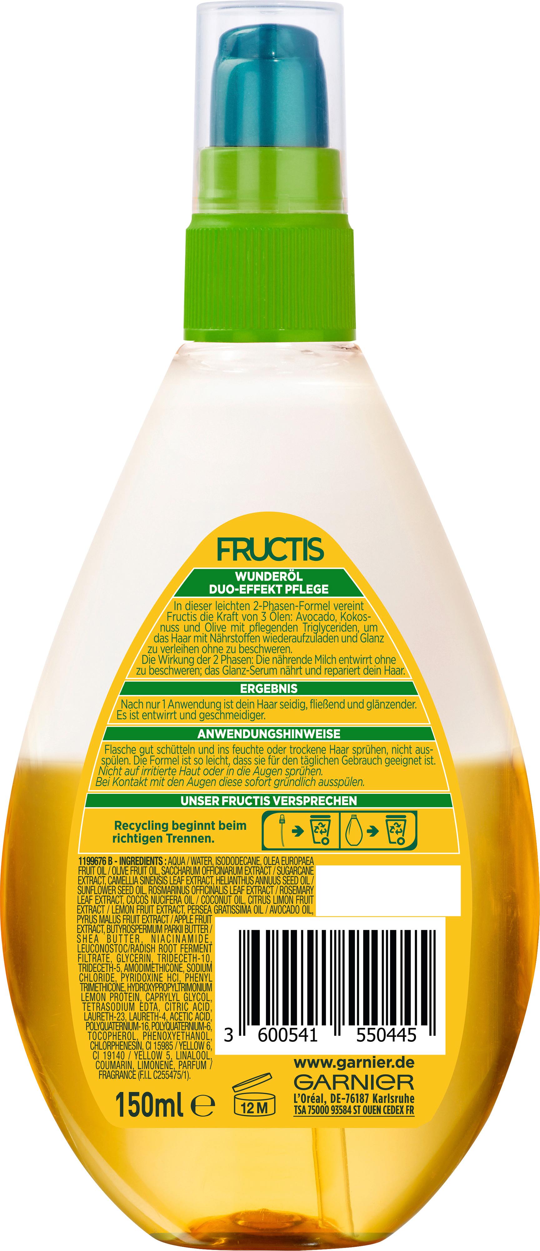 Produktbild Garnier Fructis Oil Repair 3 Duo-Effekt Pflege für trockenes + strapaziertes Haar 2 von 6