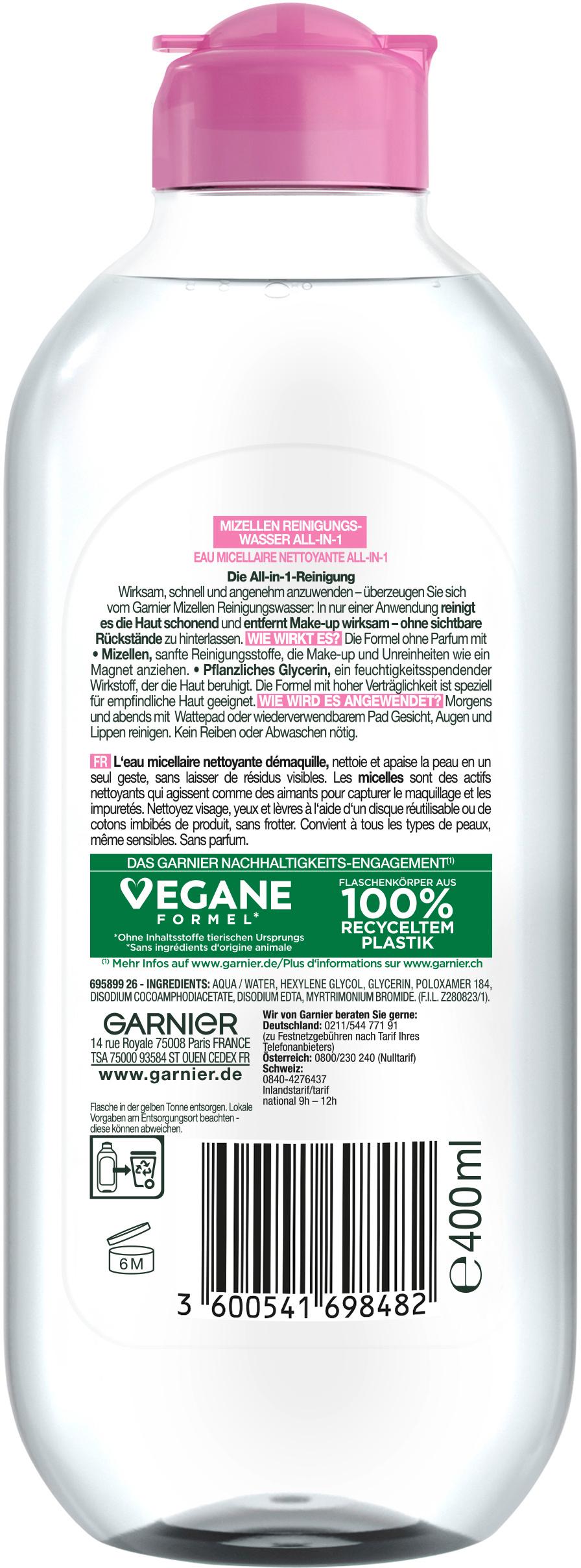 Produktbild Garnier Skin Aktive Mizellen Reinigungswasser All-in-1 für normale Haut 2 von 12