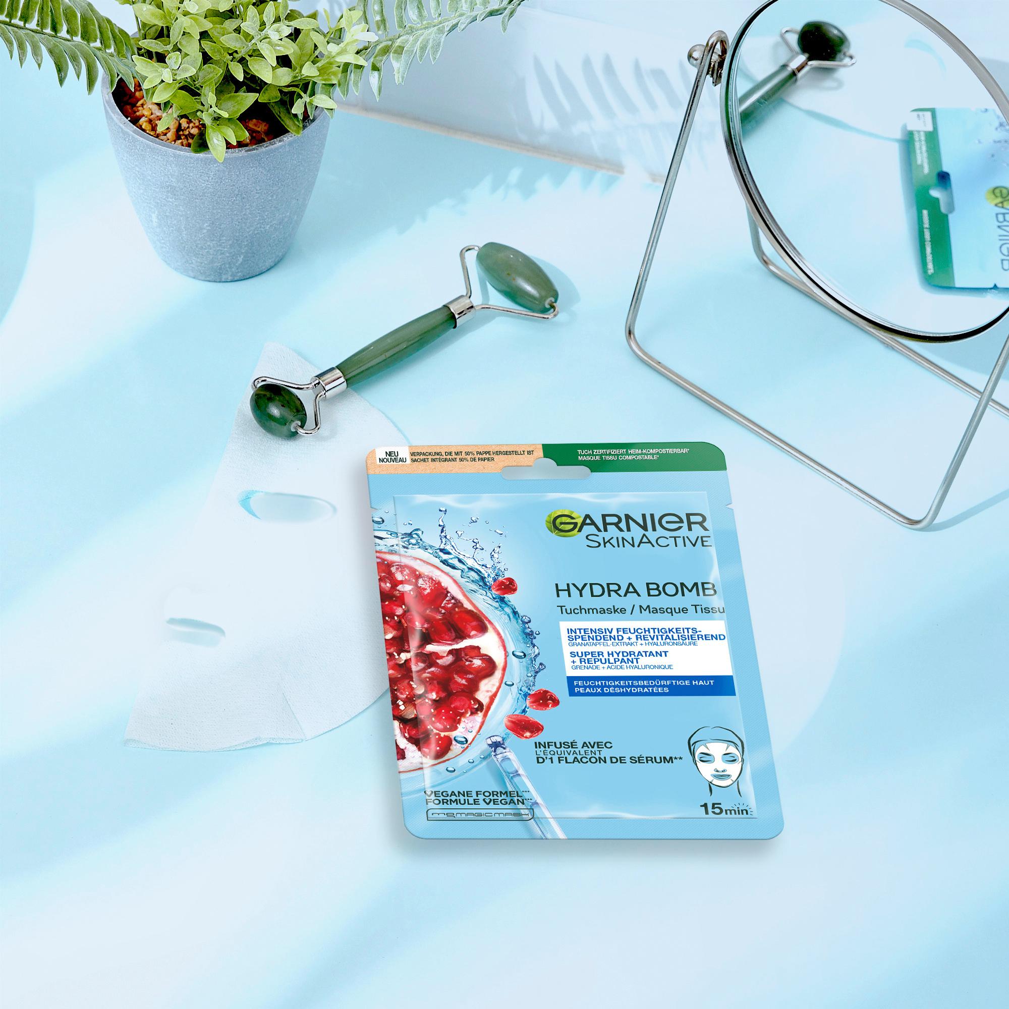 Produktbild Garnier Hydra Bomb Tuchmaske Granatapfel 10 von 11