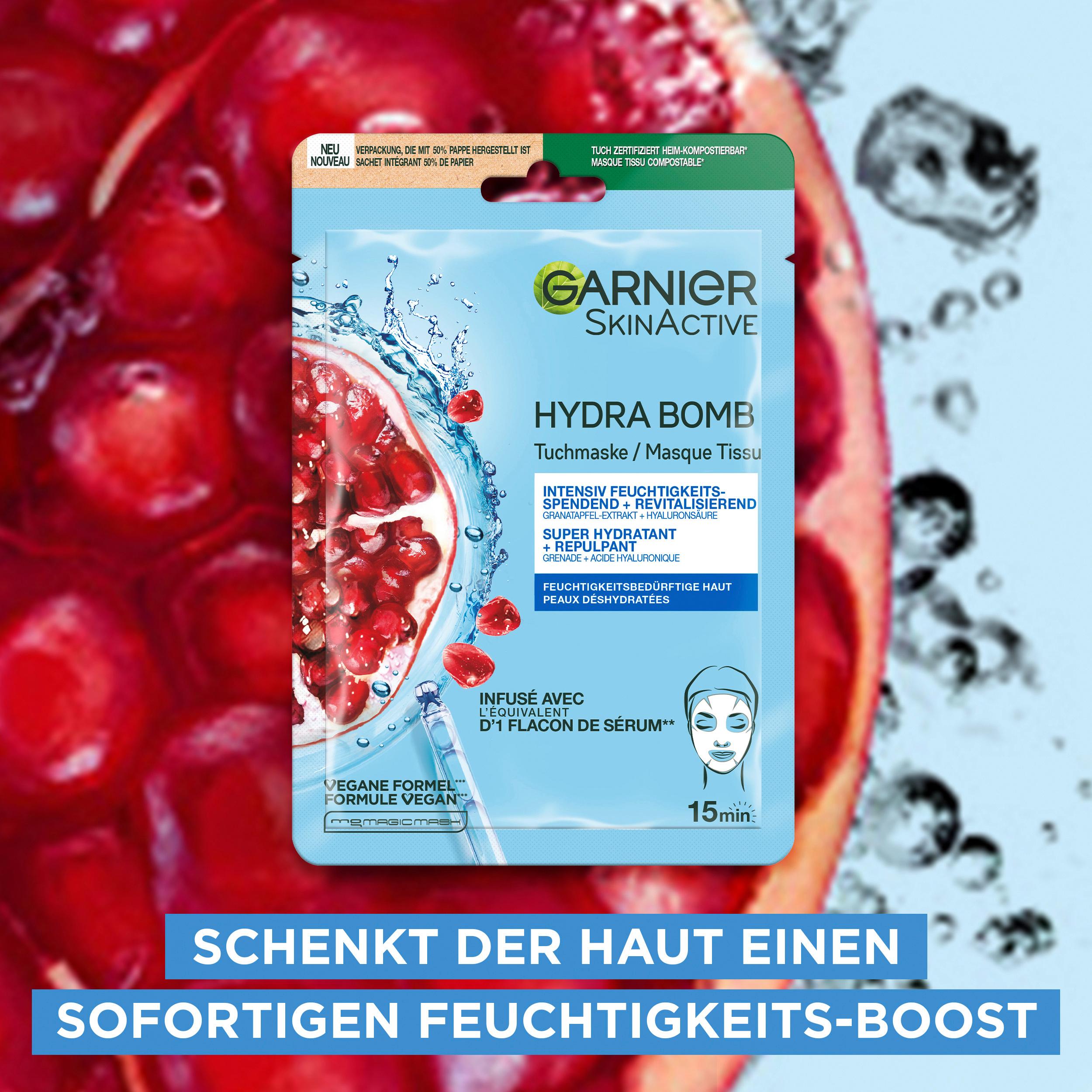 Produktbild Garnier Hydra Bomb Tuchmaske Granatapfel 7 von 11
