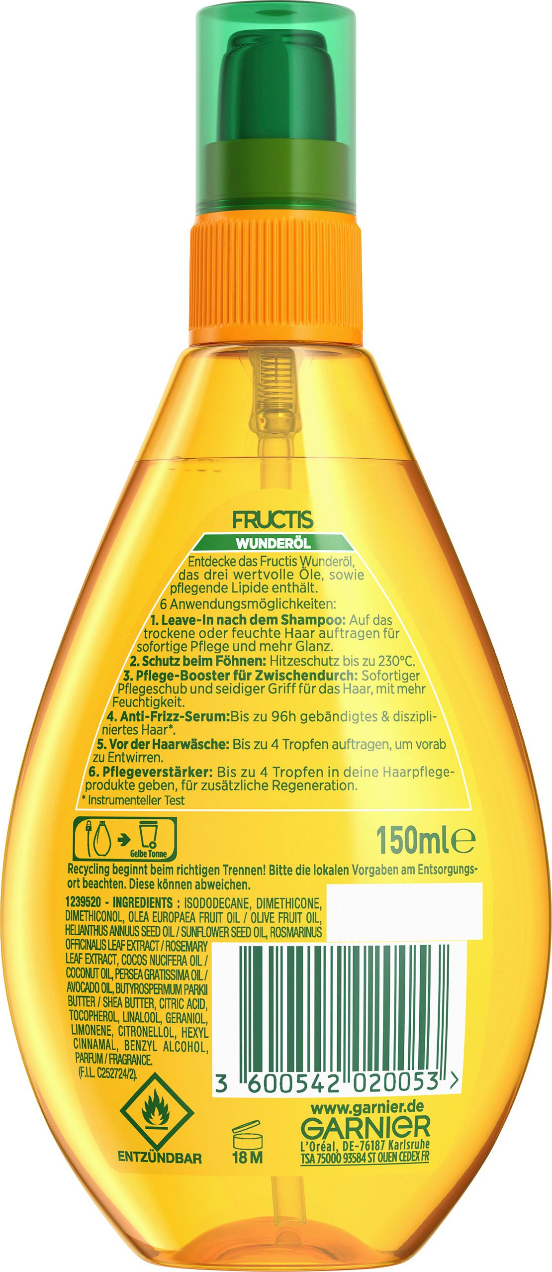 Produktbild Garnier Fructis Wunderöl 2 von 6