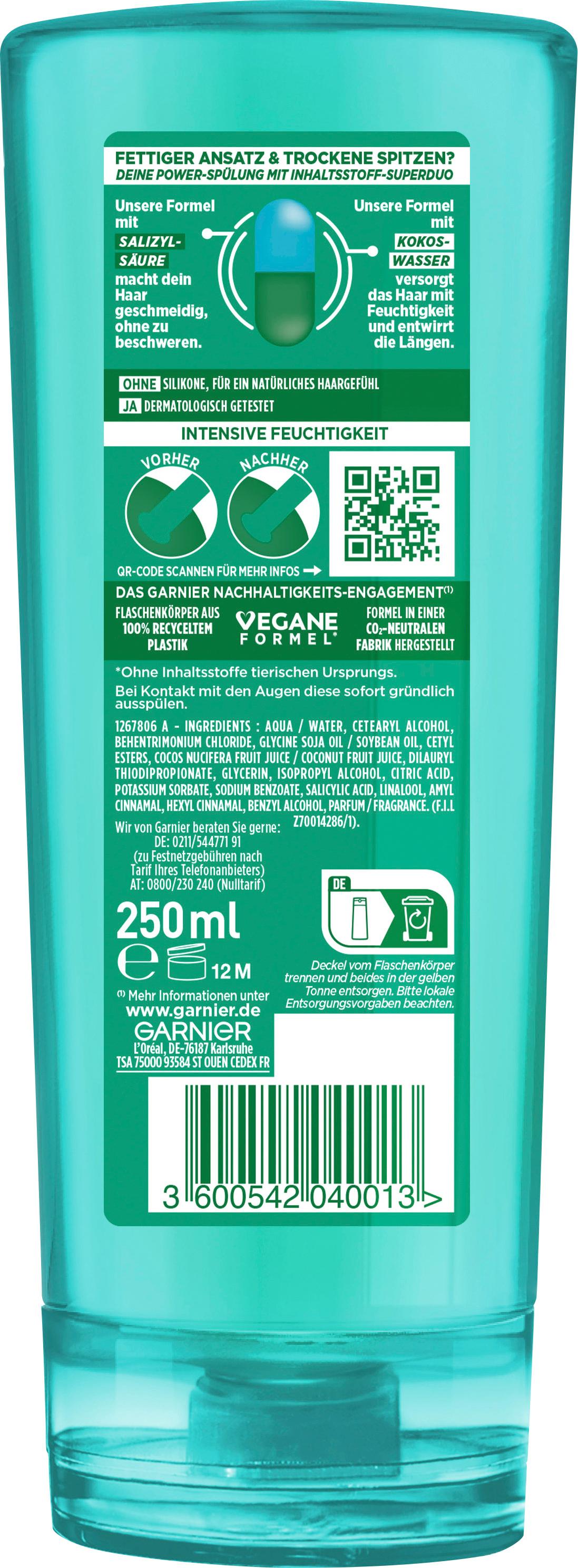 Produktbild Garnier Fructis Coco Water Spülung 2 von 6