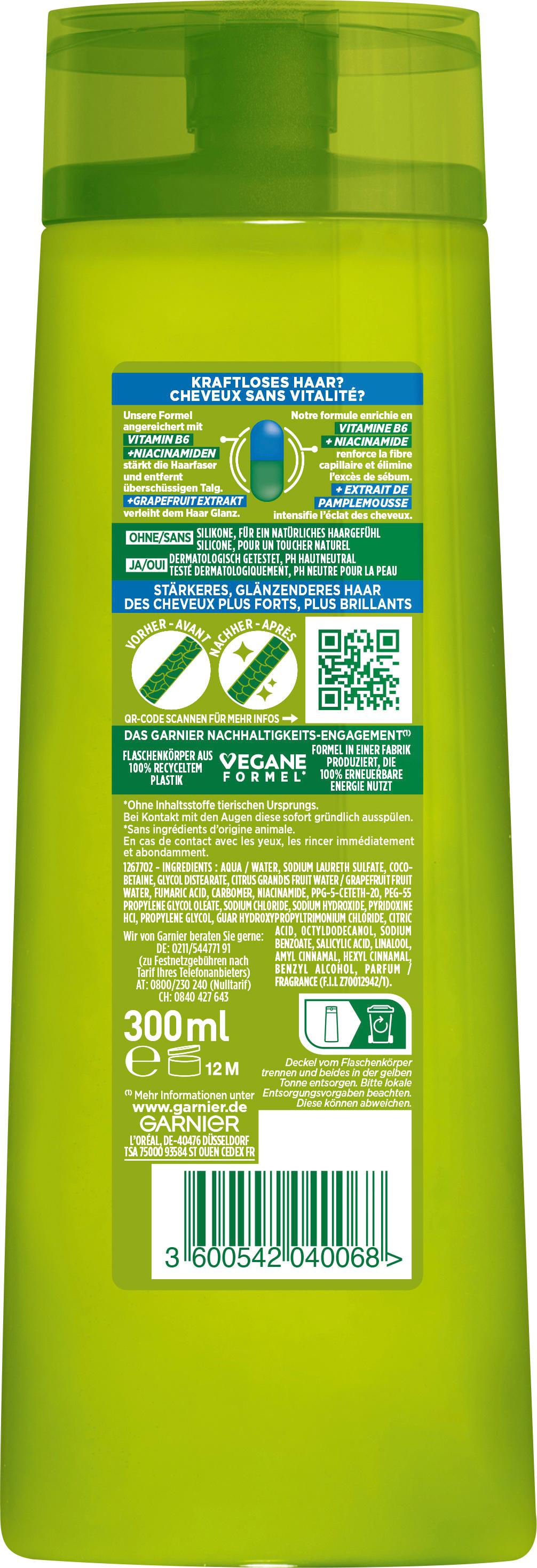 Produktbild Garnier Fructis Shampoo Kraft&Glanz 2 von 6