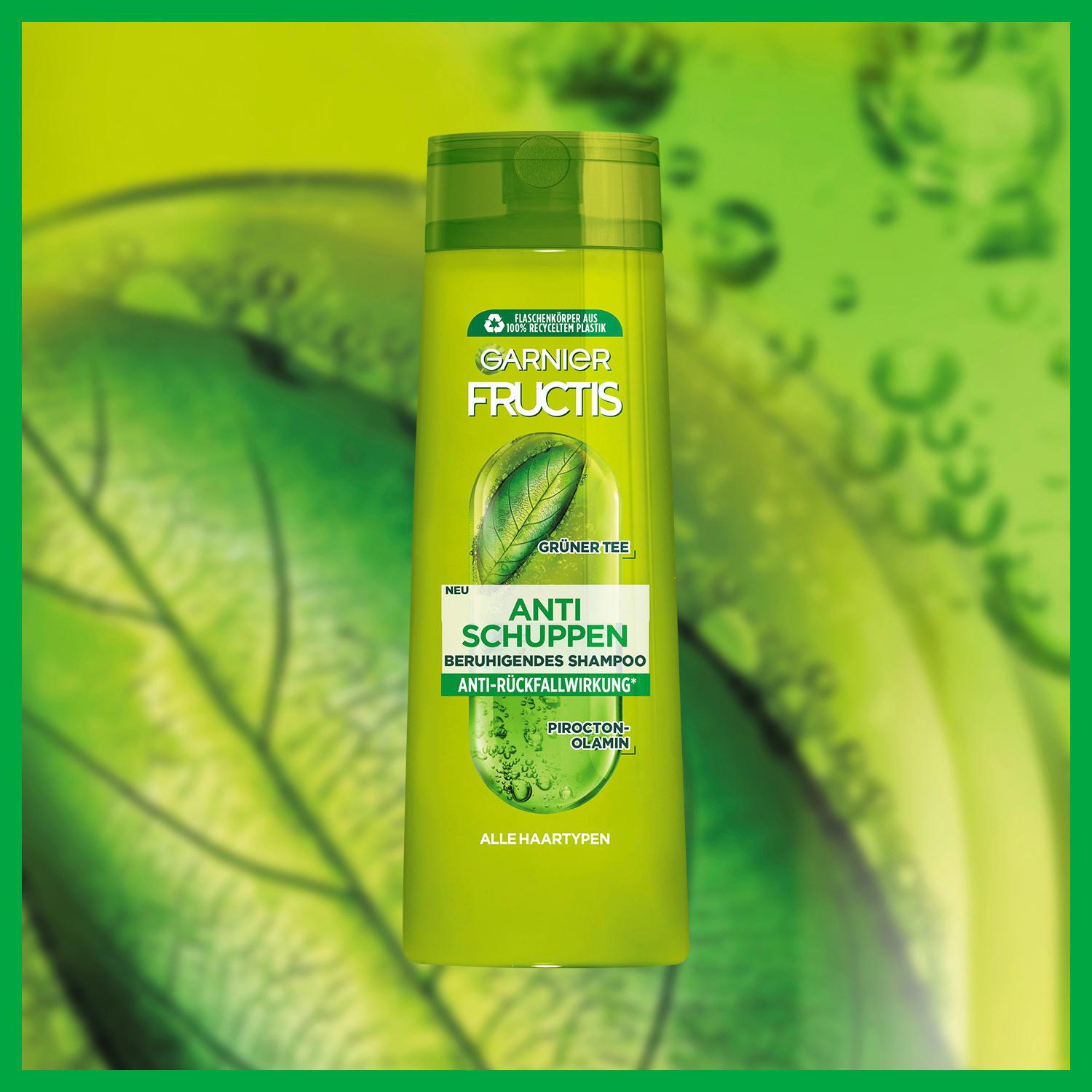 Produktbild Garnier Fructis Shampoo Anti Schuppen Grüner Tee&Zink Pyrition 3 von 6