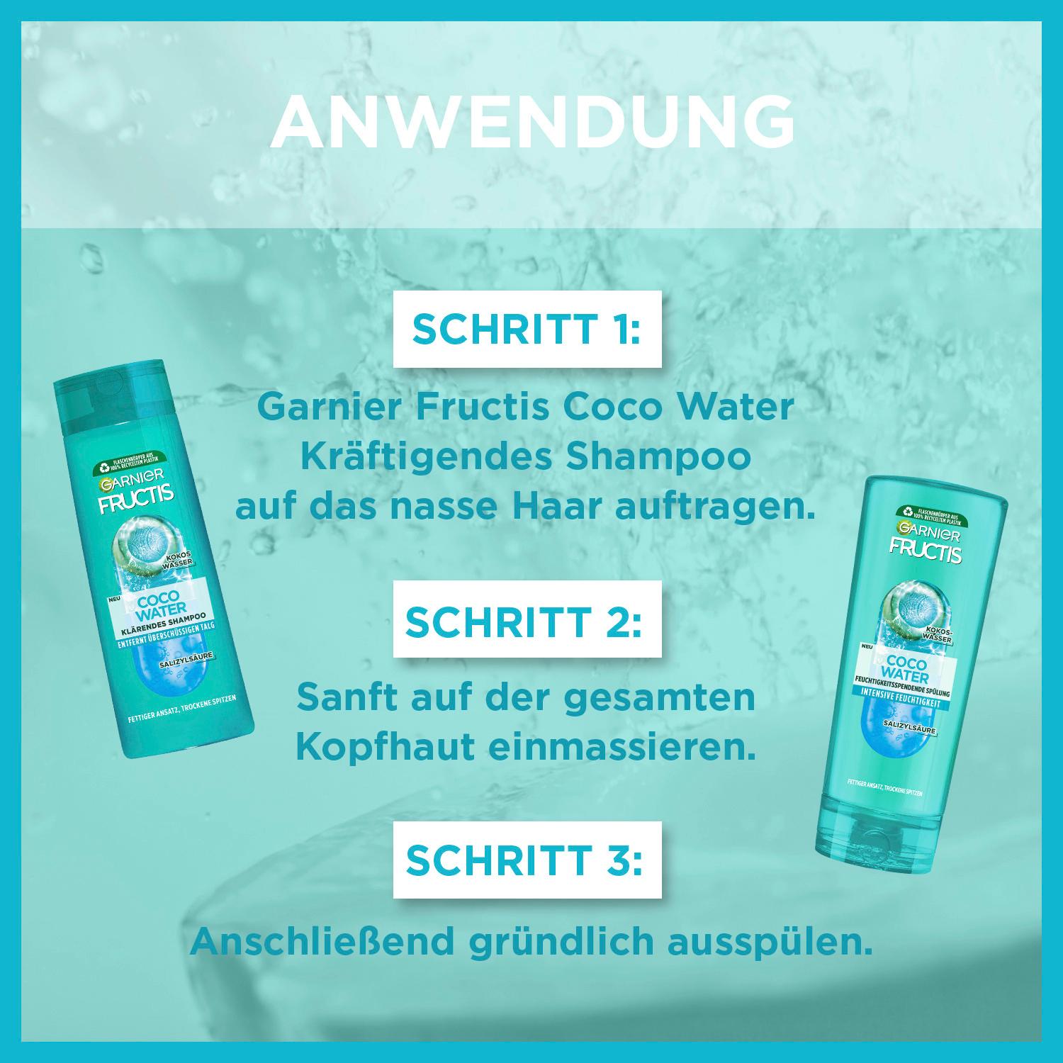 Produktbild Garnier Fructis Shampoo Coco Water 6 von 6