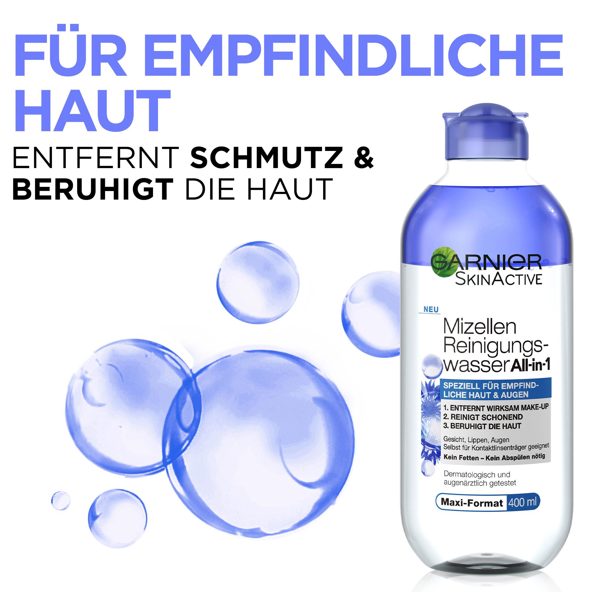Produktbild Garnier Skin Active Mizellen Reinigungswasser All-in-1 für empfindliche Haut 3 von 7