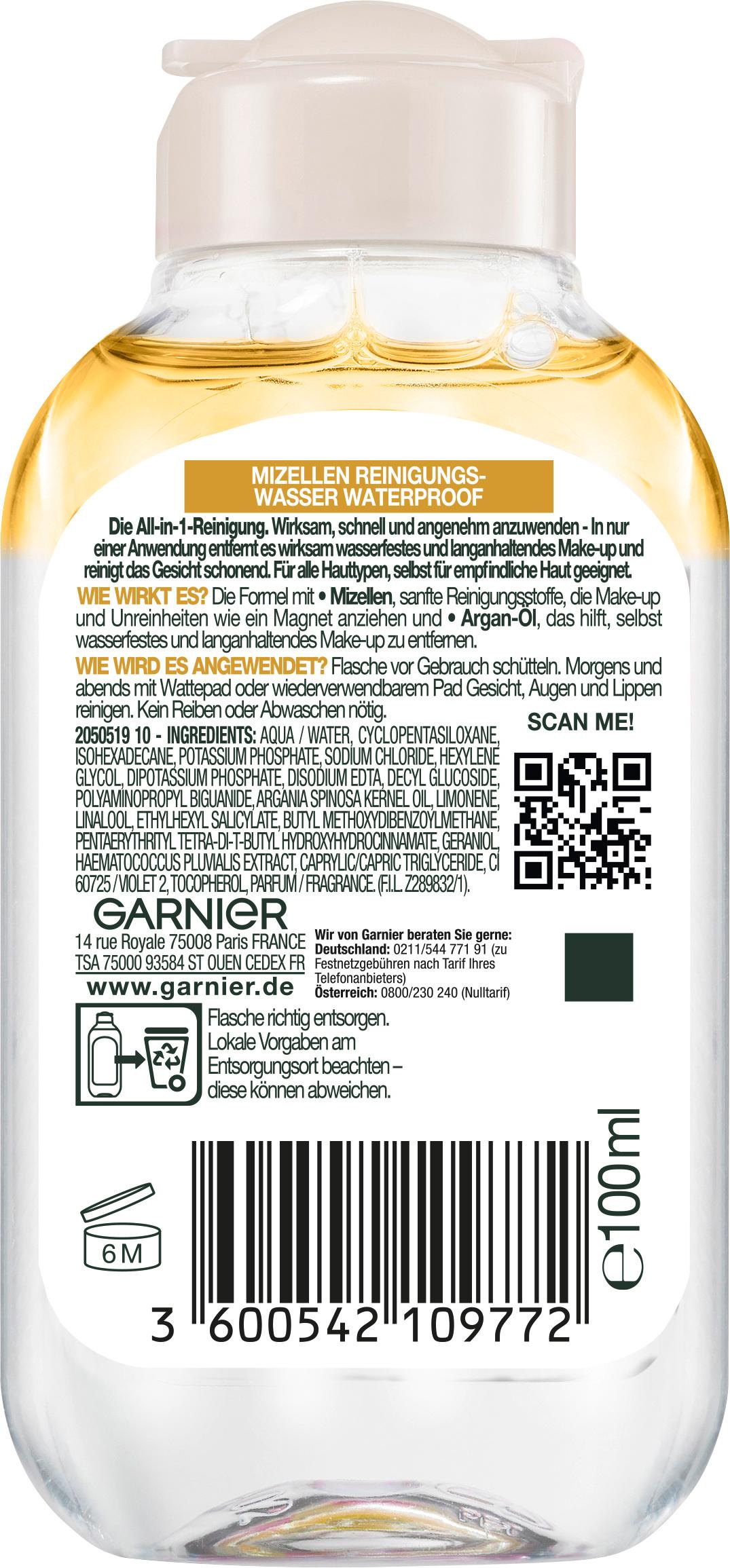 Produktbild Garnier Skin Active Mizellen Reinigungswasser All In 1 waterproof Mini 2 von 2