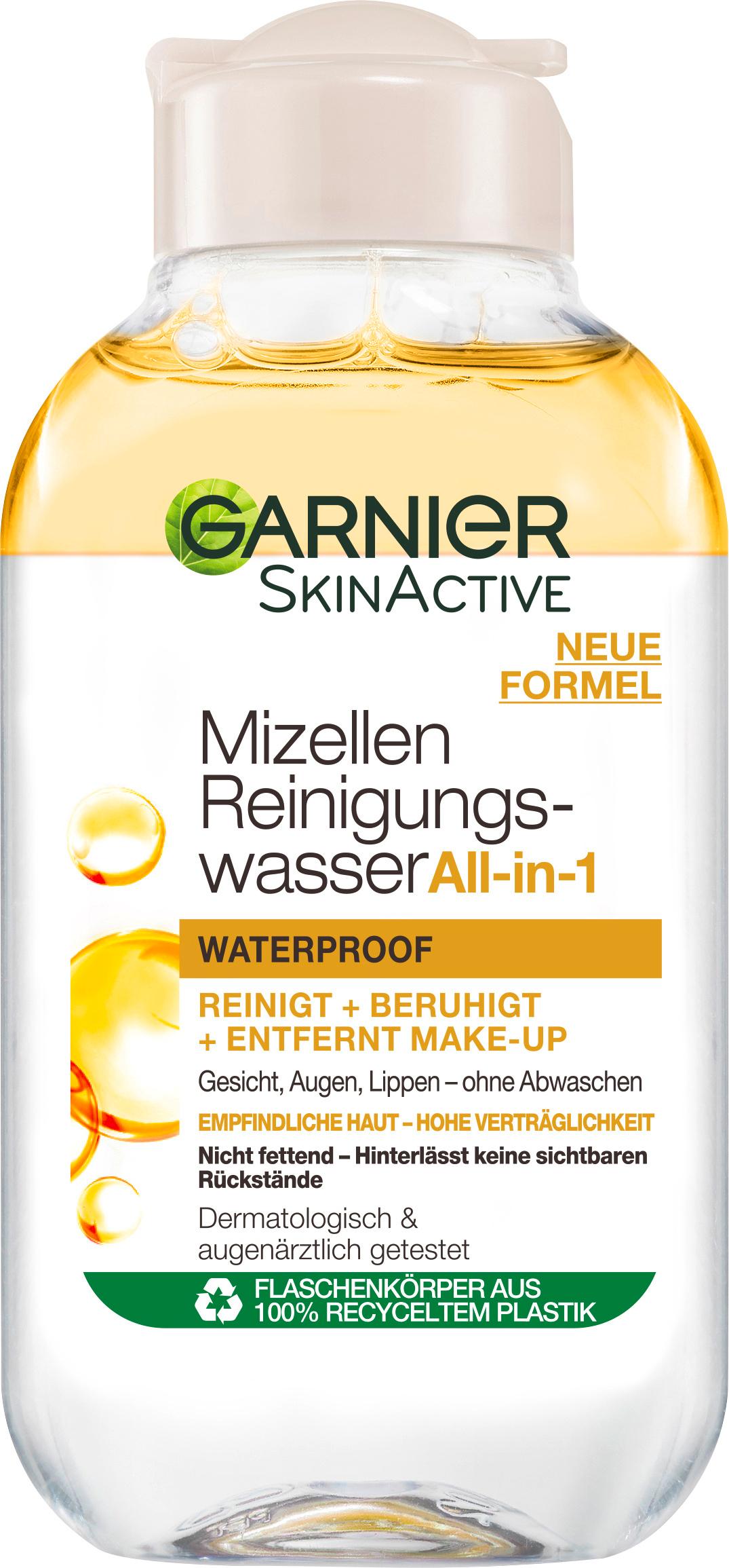 Garnier Skin Active Mizellen Reinigungswasser All In 1 waterproof Mini