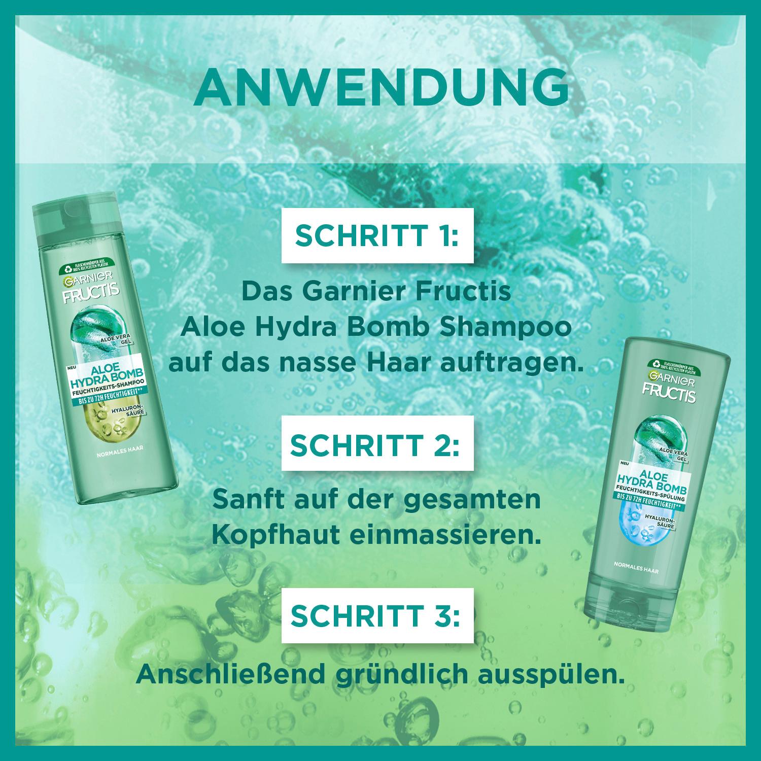 Produktbild Garnier Fructis Shampoo Aloe Hydra Bomb 4 von 6