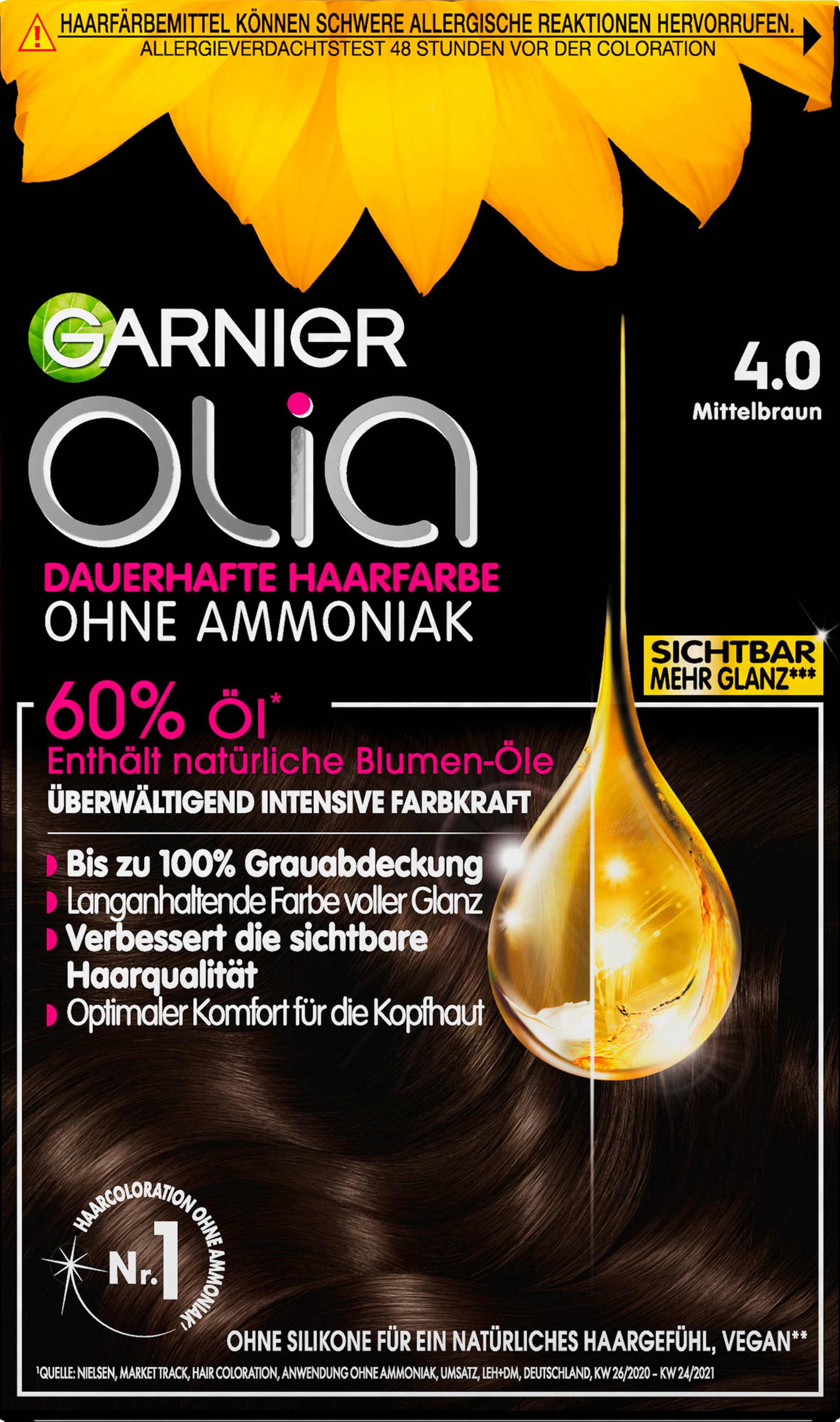Garnier Olia Dauerhafte Haarfarbe Öl-Coloration