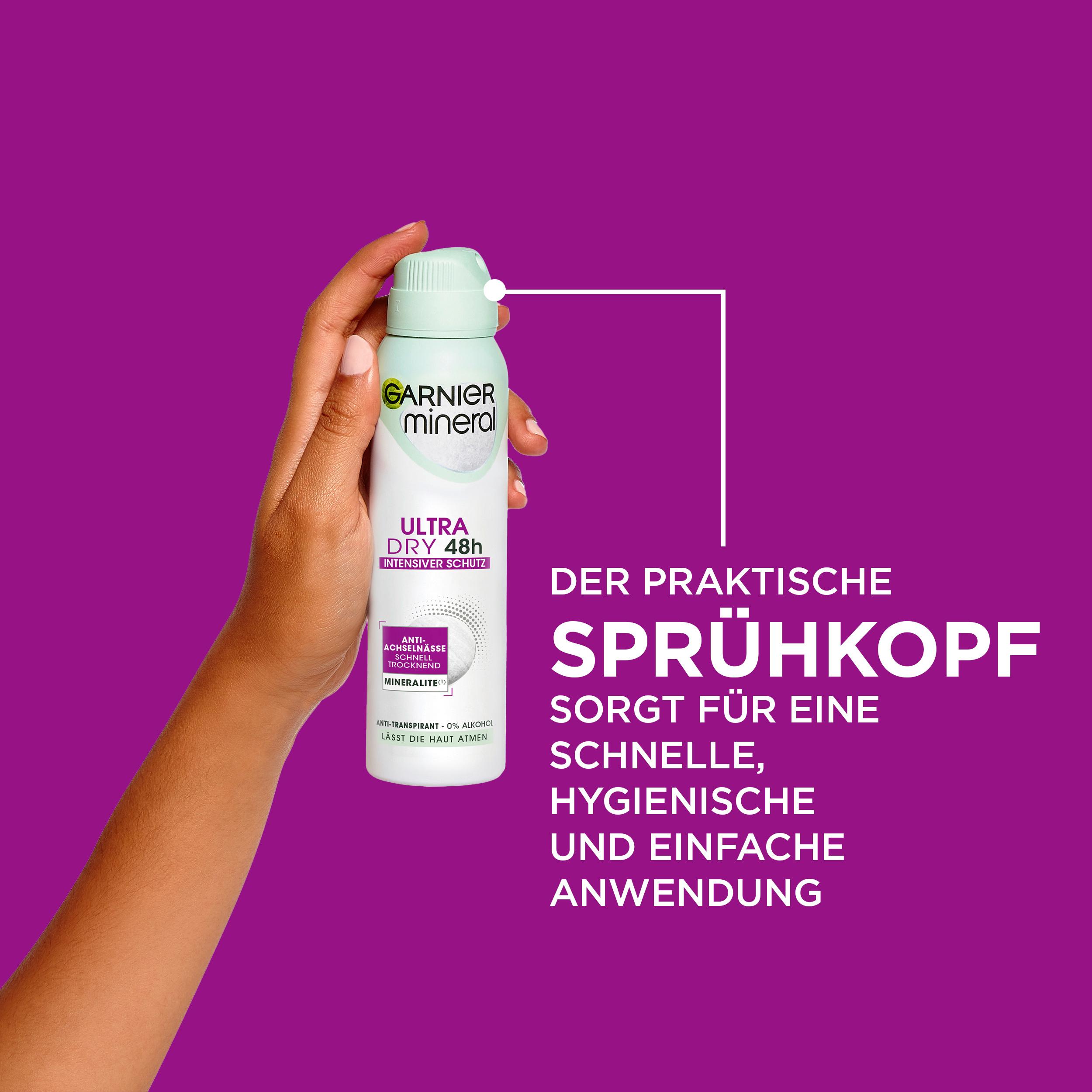 Produktbild Garnier Mineral Deospray Ultra Dry - 48h 4 von 8
