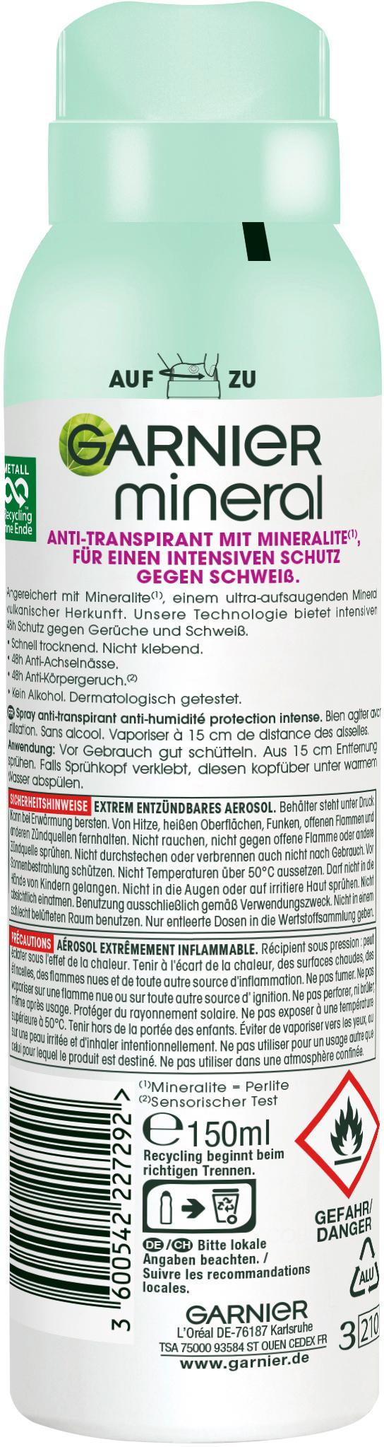 Produktbild Garnier Mineral Deospray Ultra Dry - 48h 2 von 8