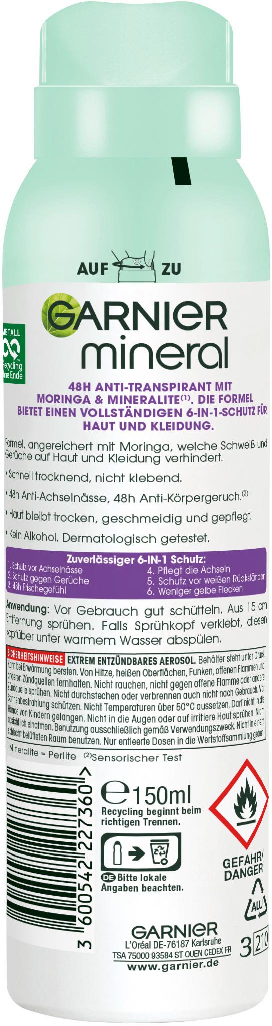 Produktbild Garnier Mineral Deospray 6-in-1 Protection - 48h 2 von 2