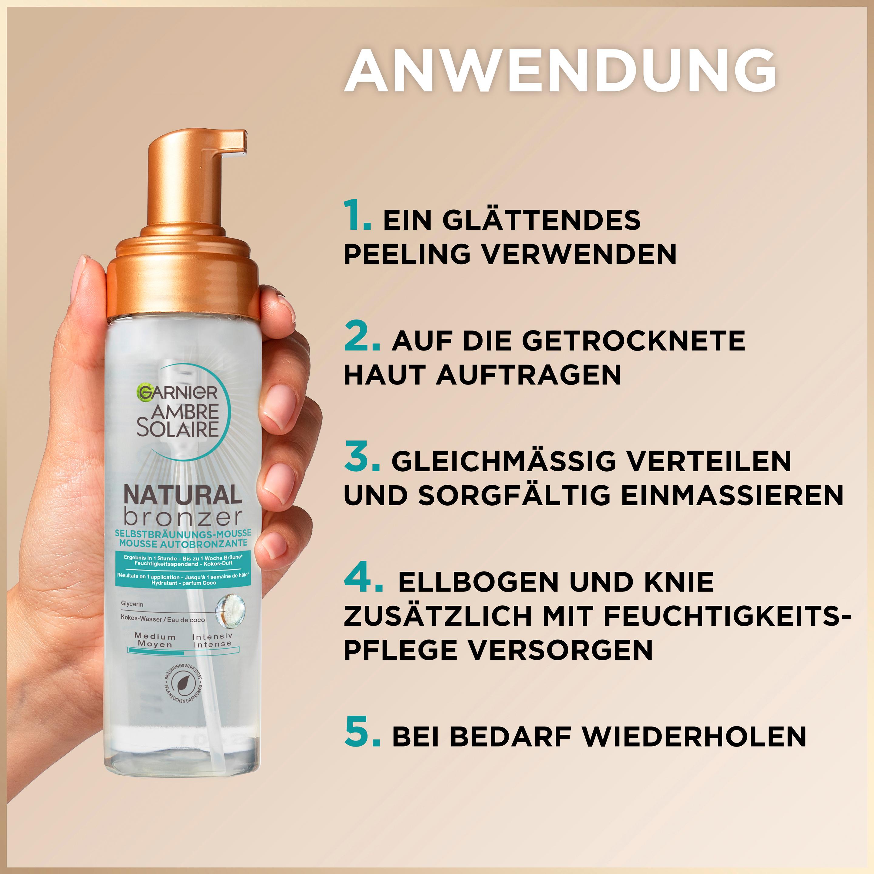 Produktbild Garnier Ambre Solaire Natural Bronzer Mousse 12 von 16