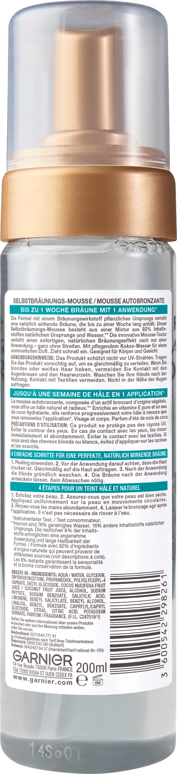 Produktbild Garnier Ambre Solaire Natural Bronzer Mousse 2 von 16