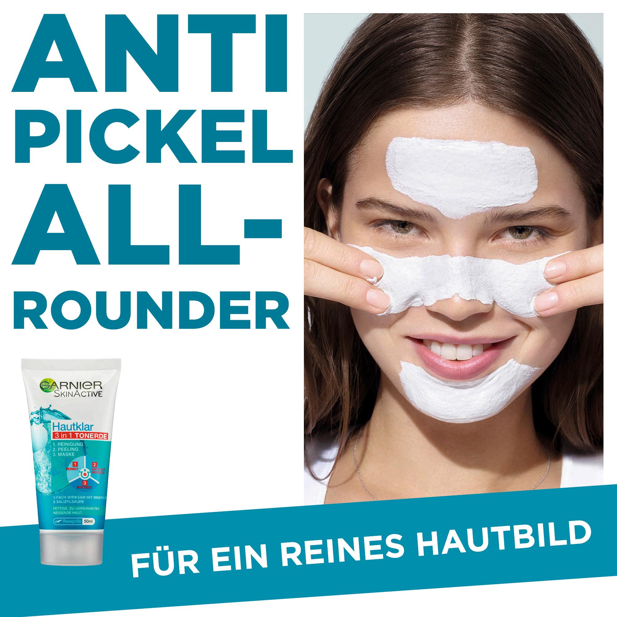 Produktbild Garnier Hautklar 3in1 Reinigung+Peeling+Maske - Effiktive Pflege für unreine und fettige Haut für ein klares Hautbild 8 von 11