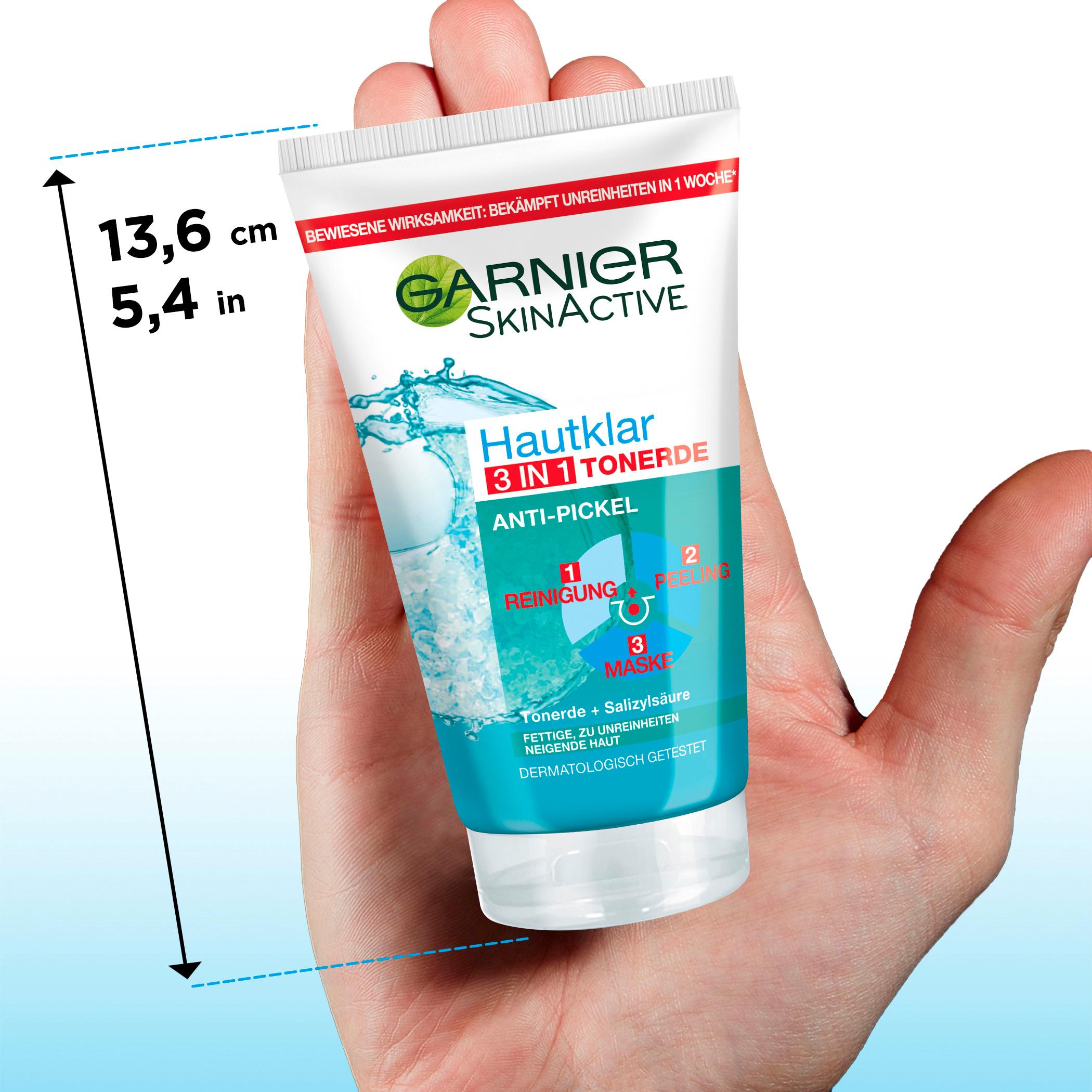 Produktbild Garnier Hautklar 3in1 Reinigung+Peeling+Maske - Effiktive Pflege für unreine und fettige Haut für ein klares Hautbild 7 von 11