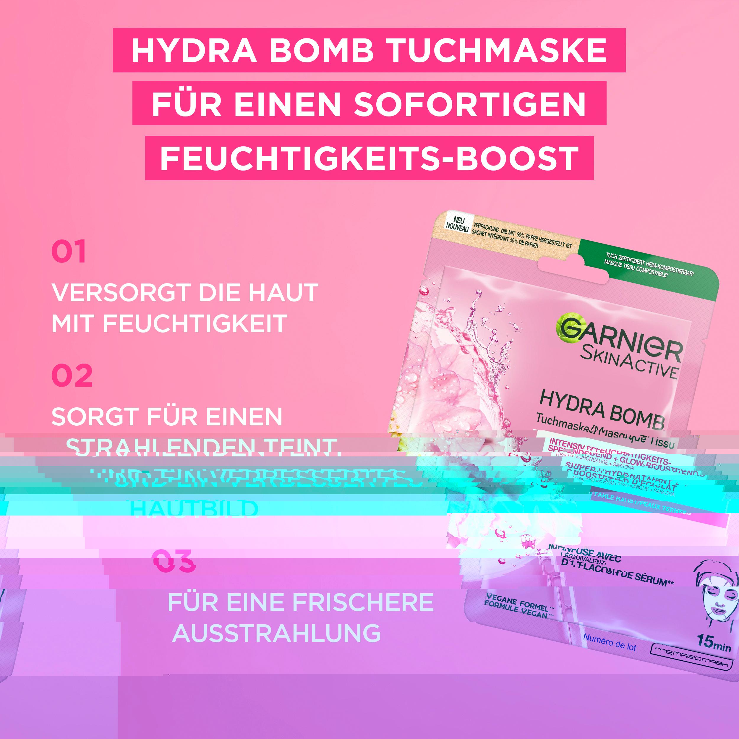 Produktbild GARNIER Skin Active Hydra Bomb Tuchmaske Sakura 8 von 9