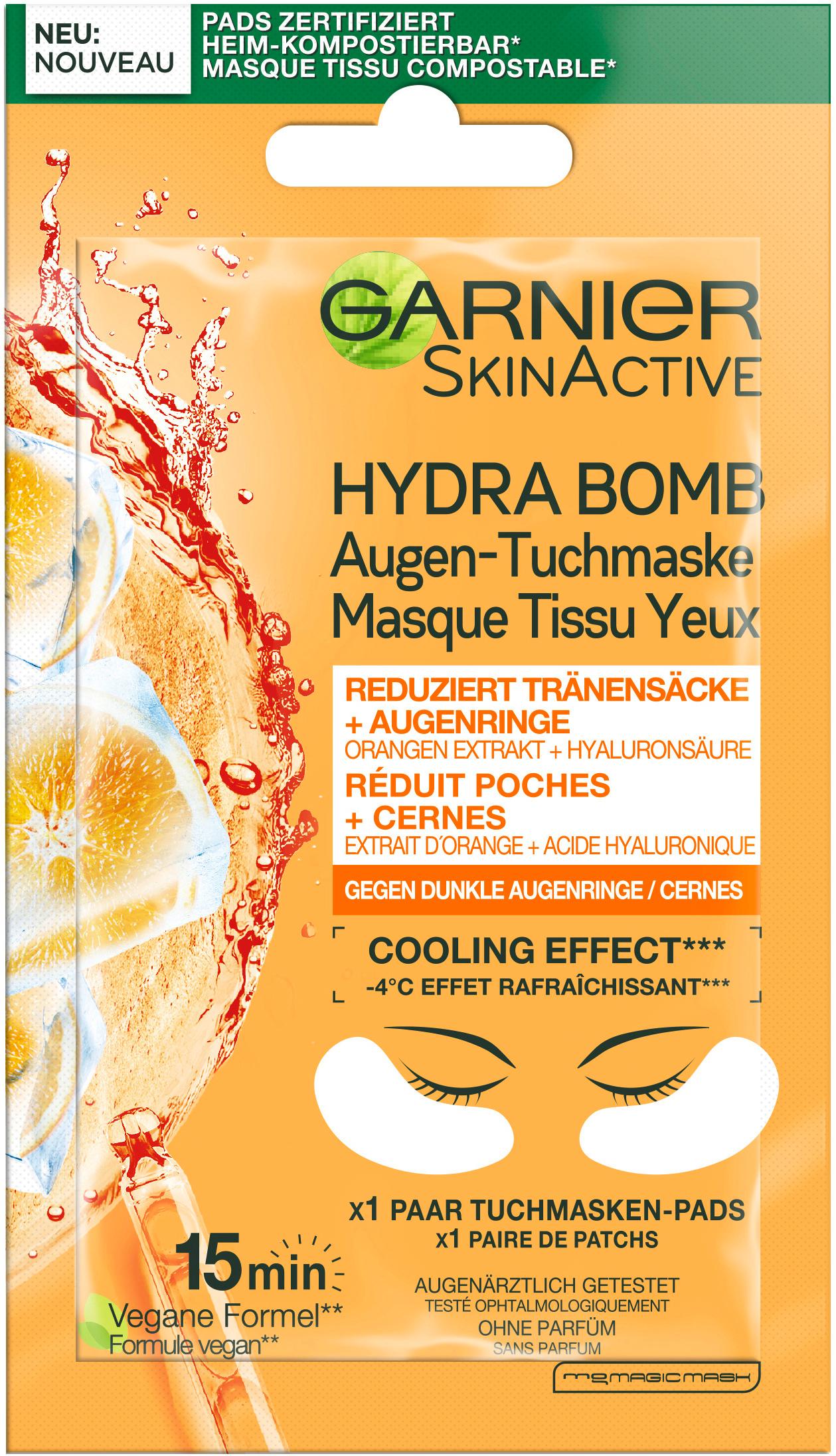 Garnier Hydra Bomb Augen-Tuchmaske Orange